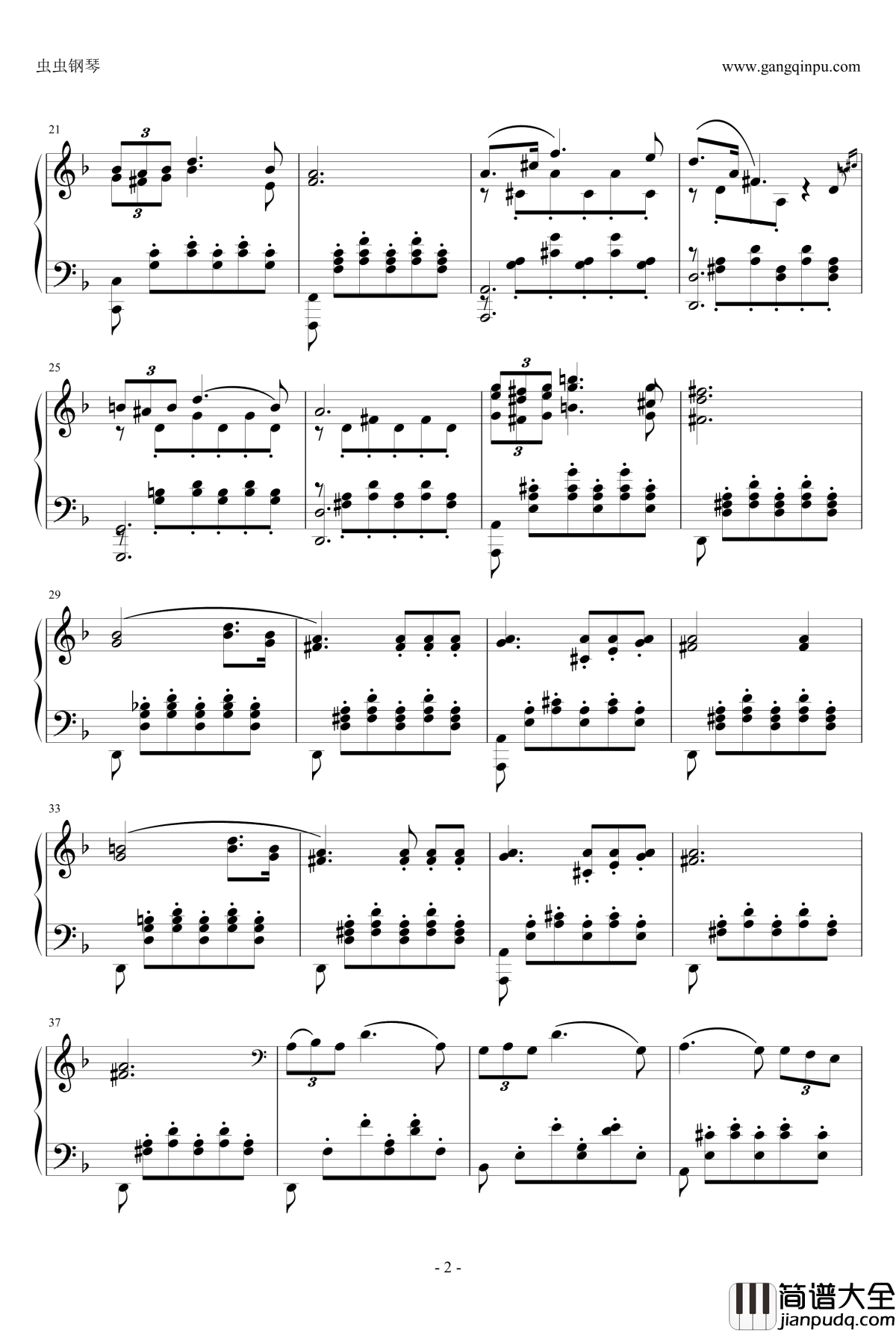 小夜曲钢琴谱_李斯特改编舒伯特