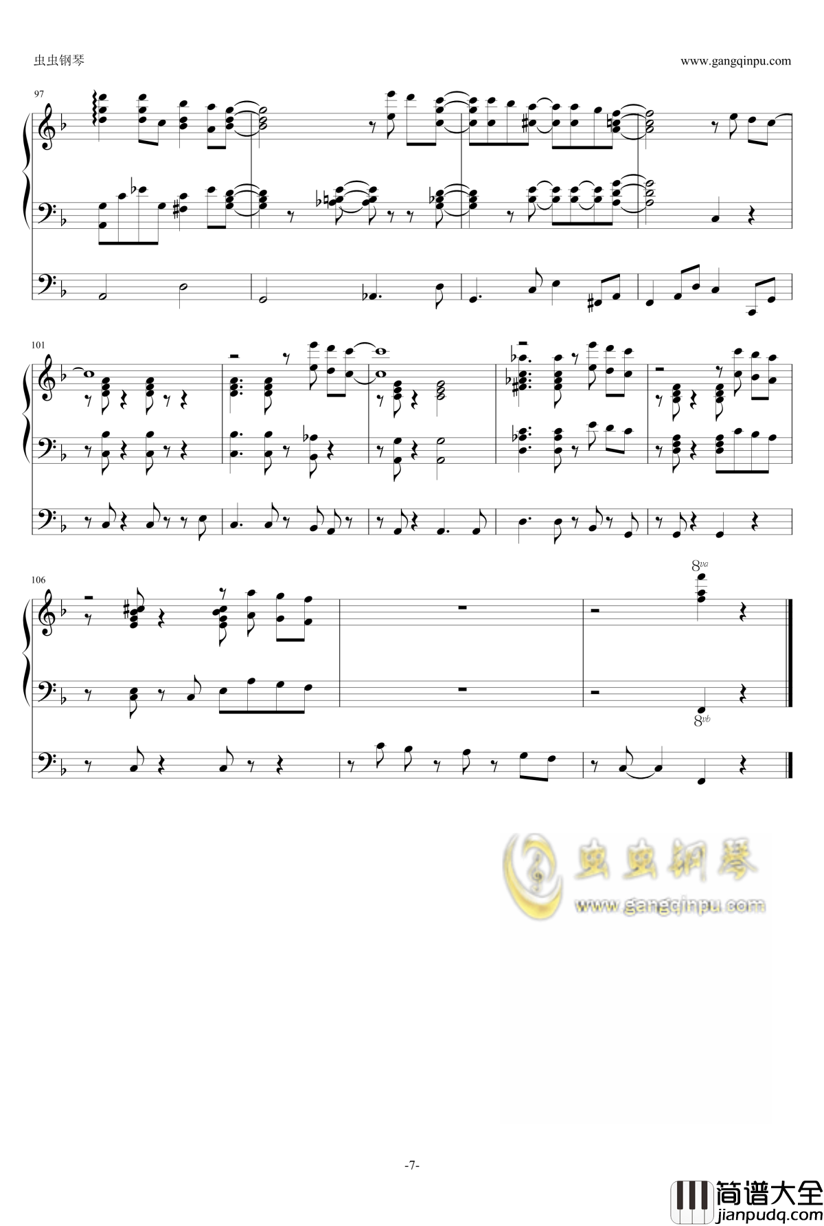 Let_It_Snow钢琴谱_三行_Beegie_Adair
