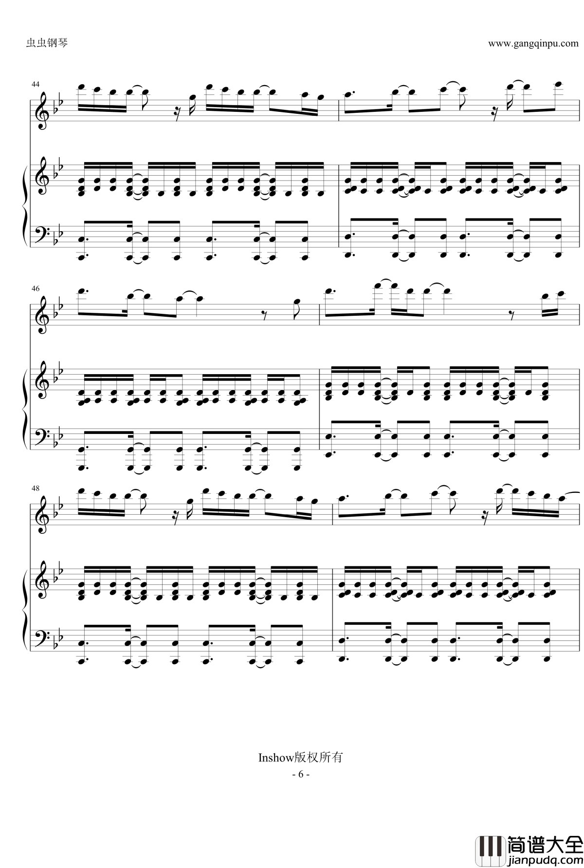 A.I.N.Y钢琴谱__G.E.M.邓紫棋___Live_Piano_Version