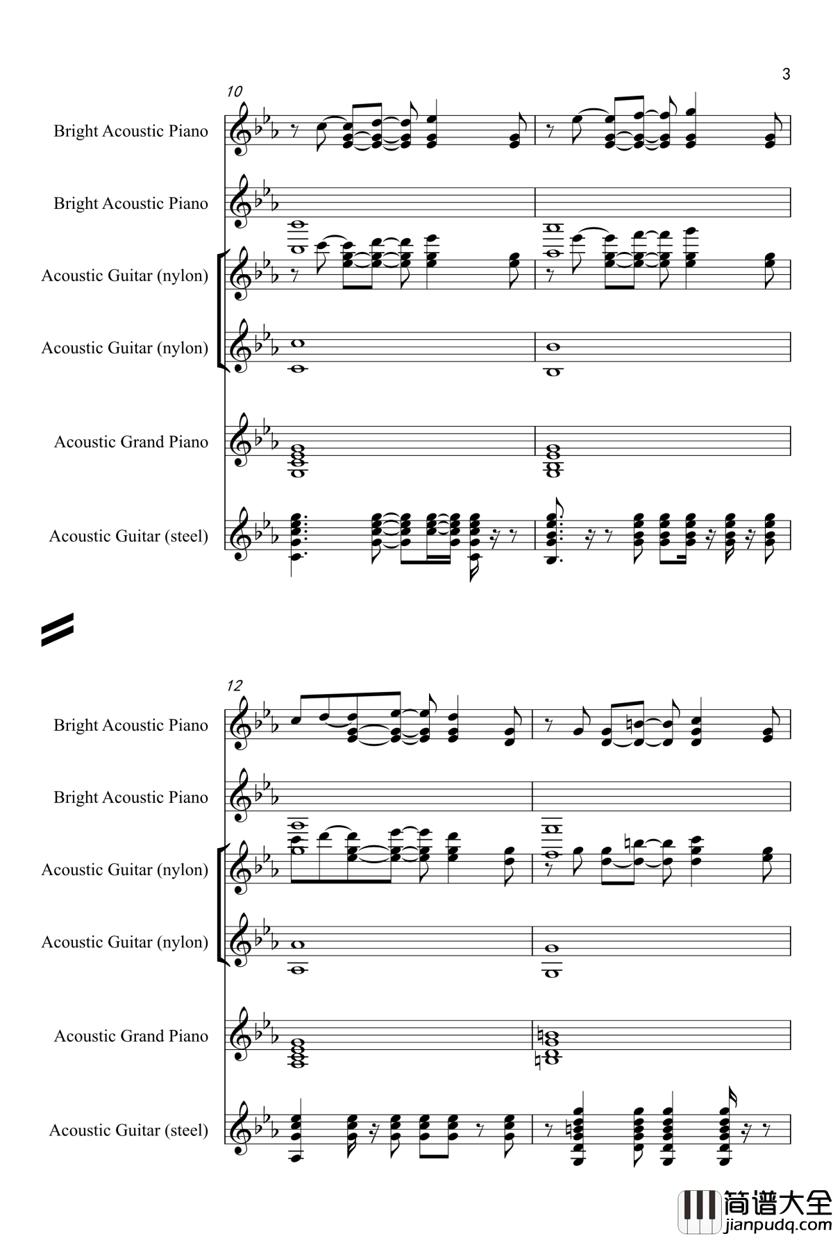 Love_song钢琴谱_Adele_Laurie_Blue_Adkins