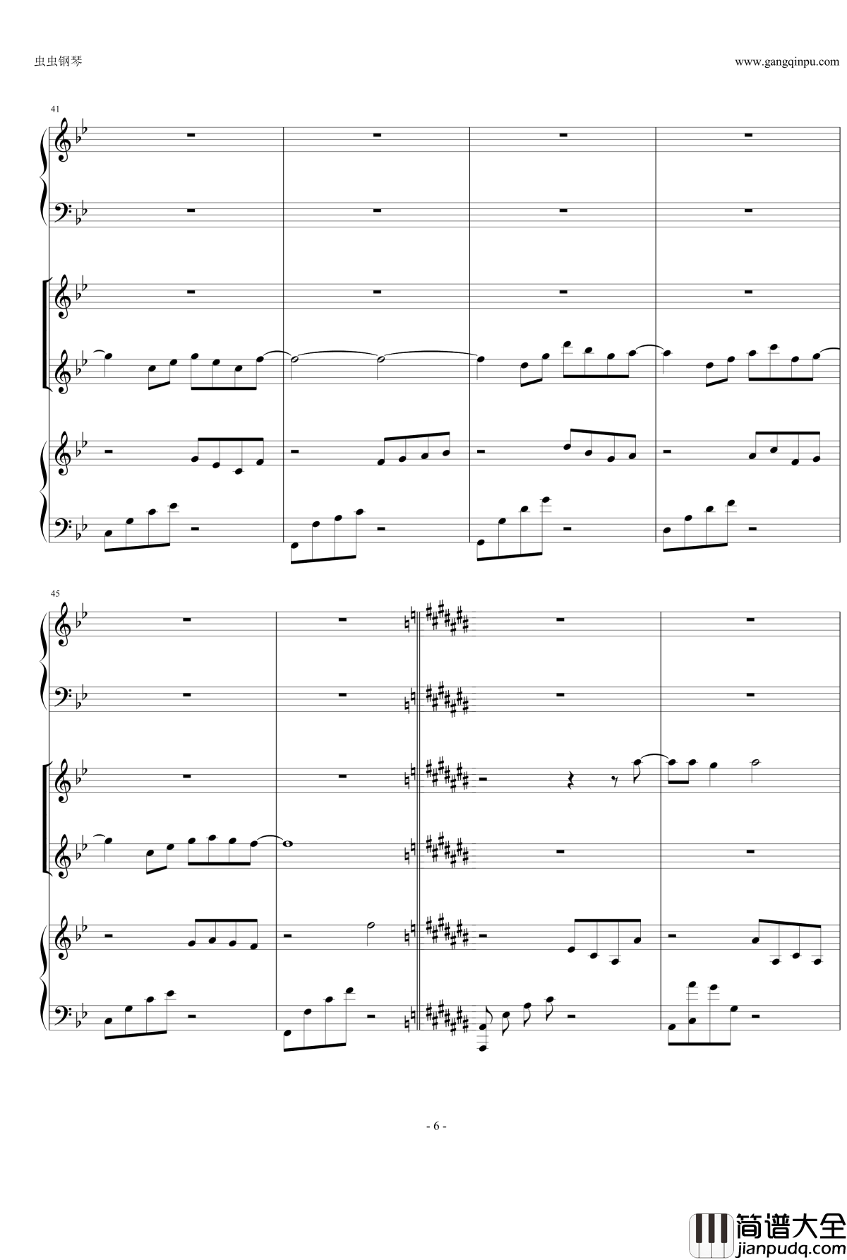 Anymusic钢琴谱_机械乐器乐_第三乐章