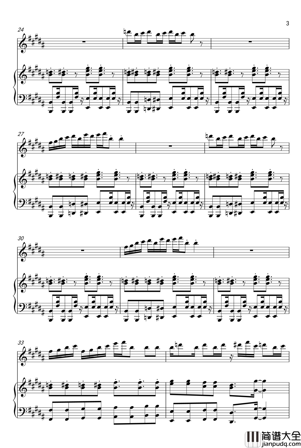 Nyanyanyanyanyanyanya!_钢琴谱_SEXY_SYNTHESIZER_remix_Nyan_Cat
