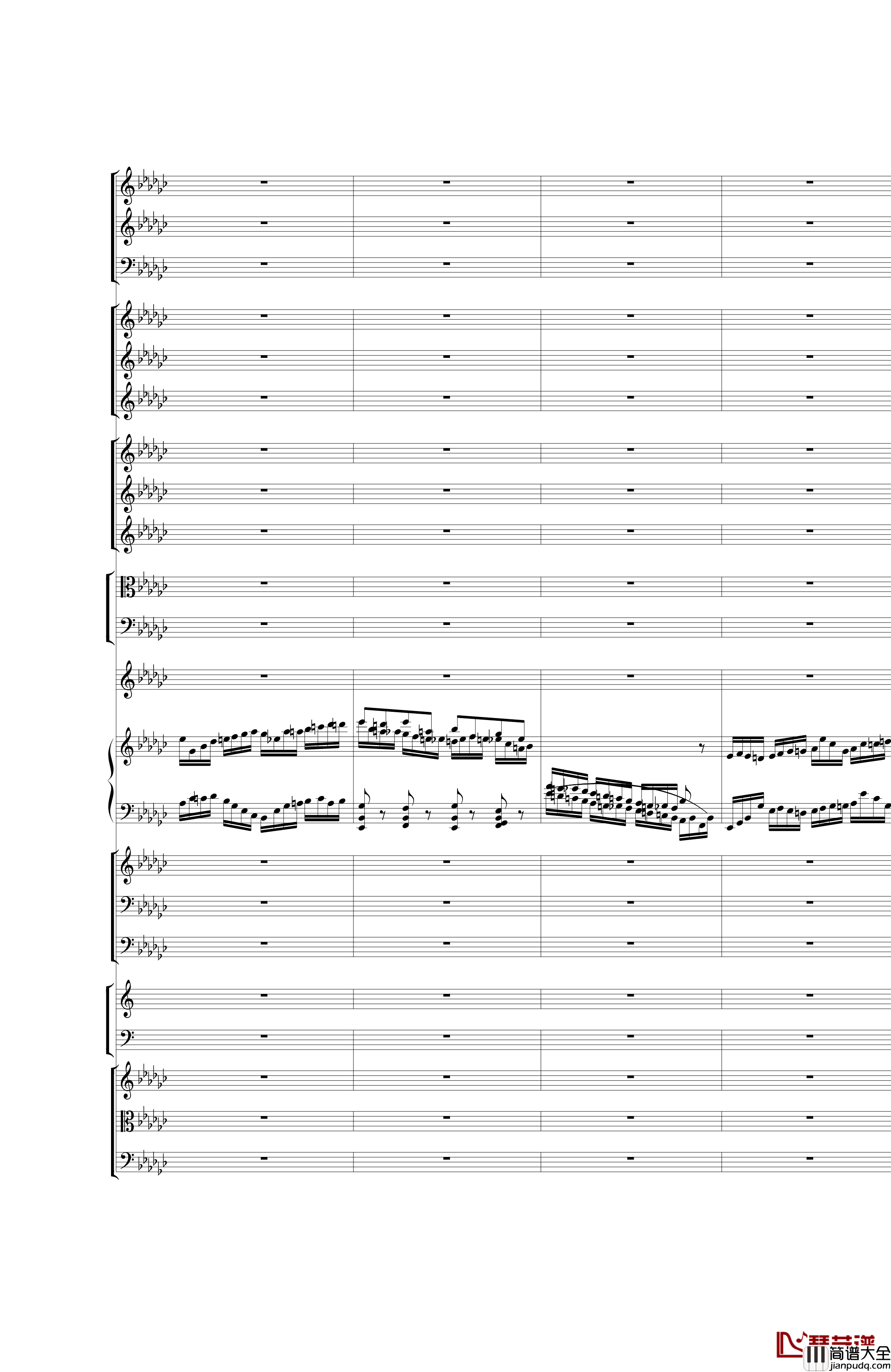 Piano_Concerto_No.3_in_E_Flat_minor钢琴谱_I.Moderto_热情而辉煌