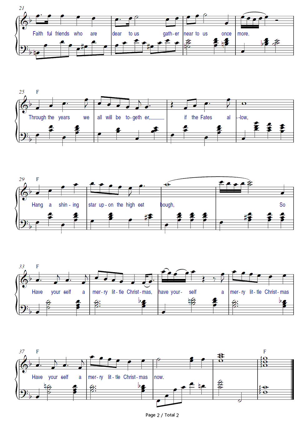 Have_Yourself_A_Merry_Little_Christmas钢琴谱_Sam_Smith