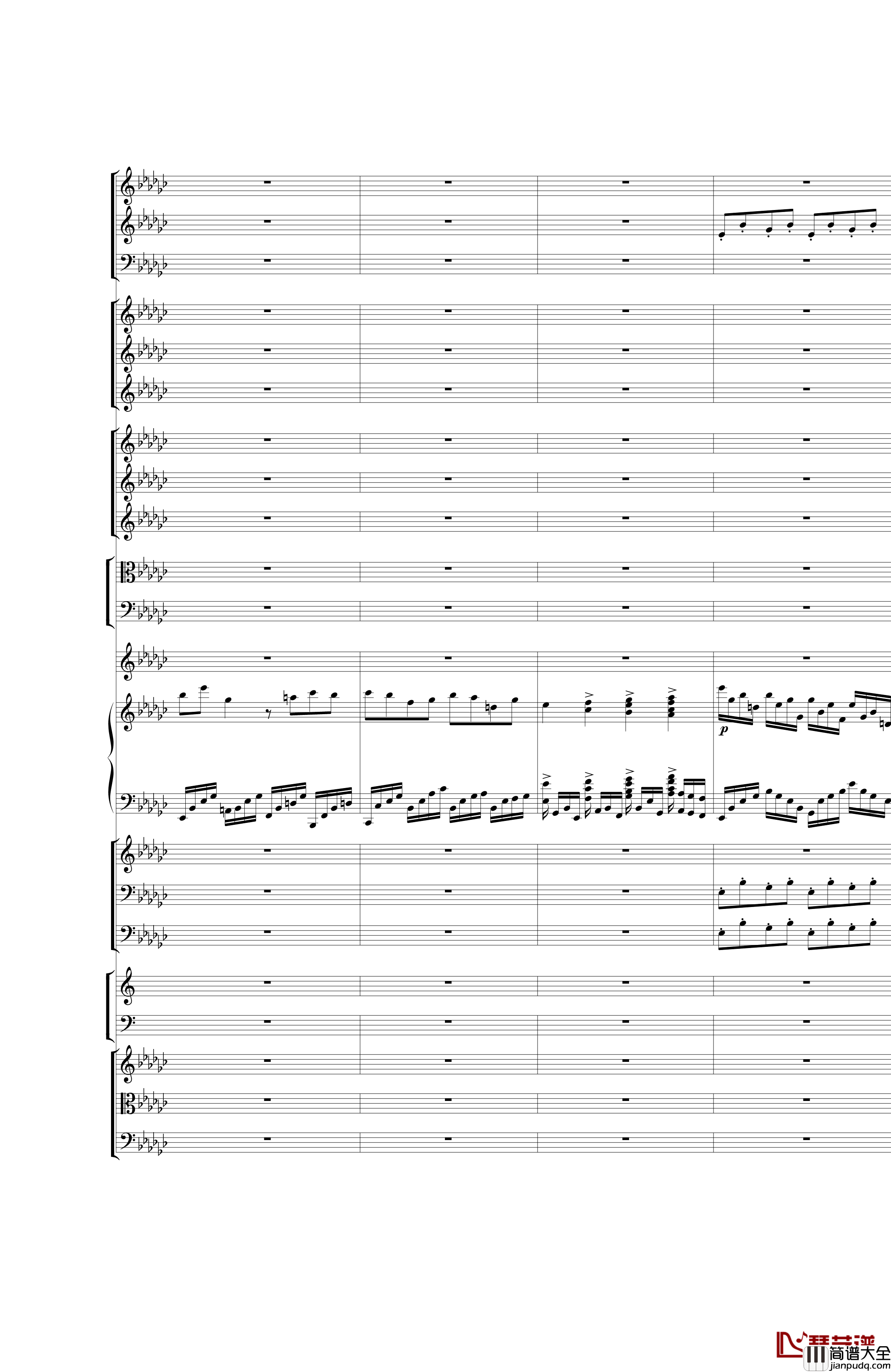 Piano_Concerto_No.3_in_E_Flat_minor钢琴谱_I.Moderto_热情而辉煌