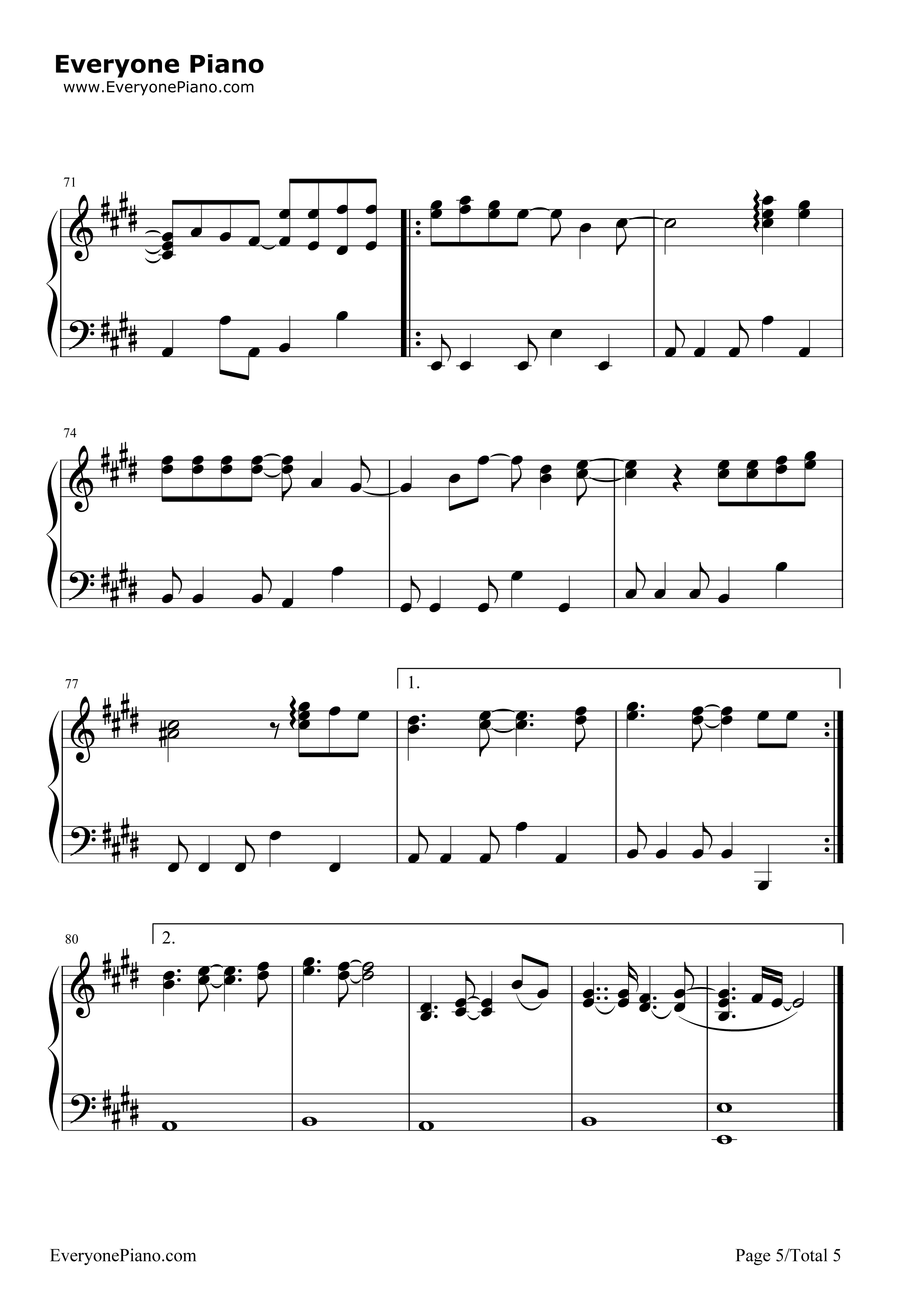 Shape_of_My_Heart钢琴谱_Backstreet_Boys