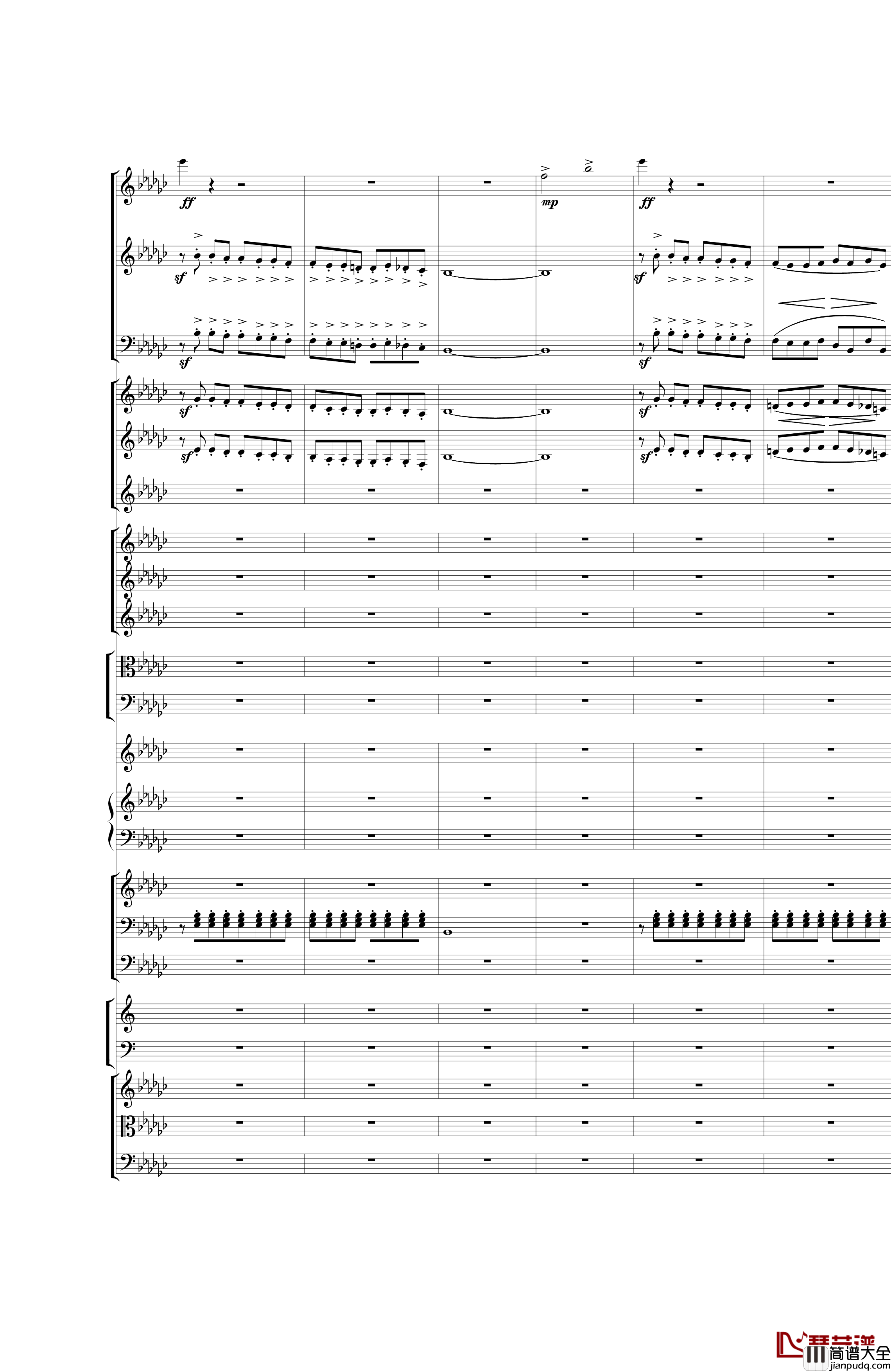 Piano_Concerto_No.3_in_E_Flat_minor钢琴谱_I.Moderto_热情而辉煌