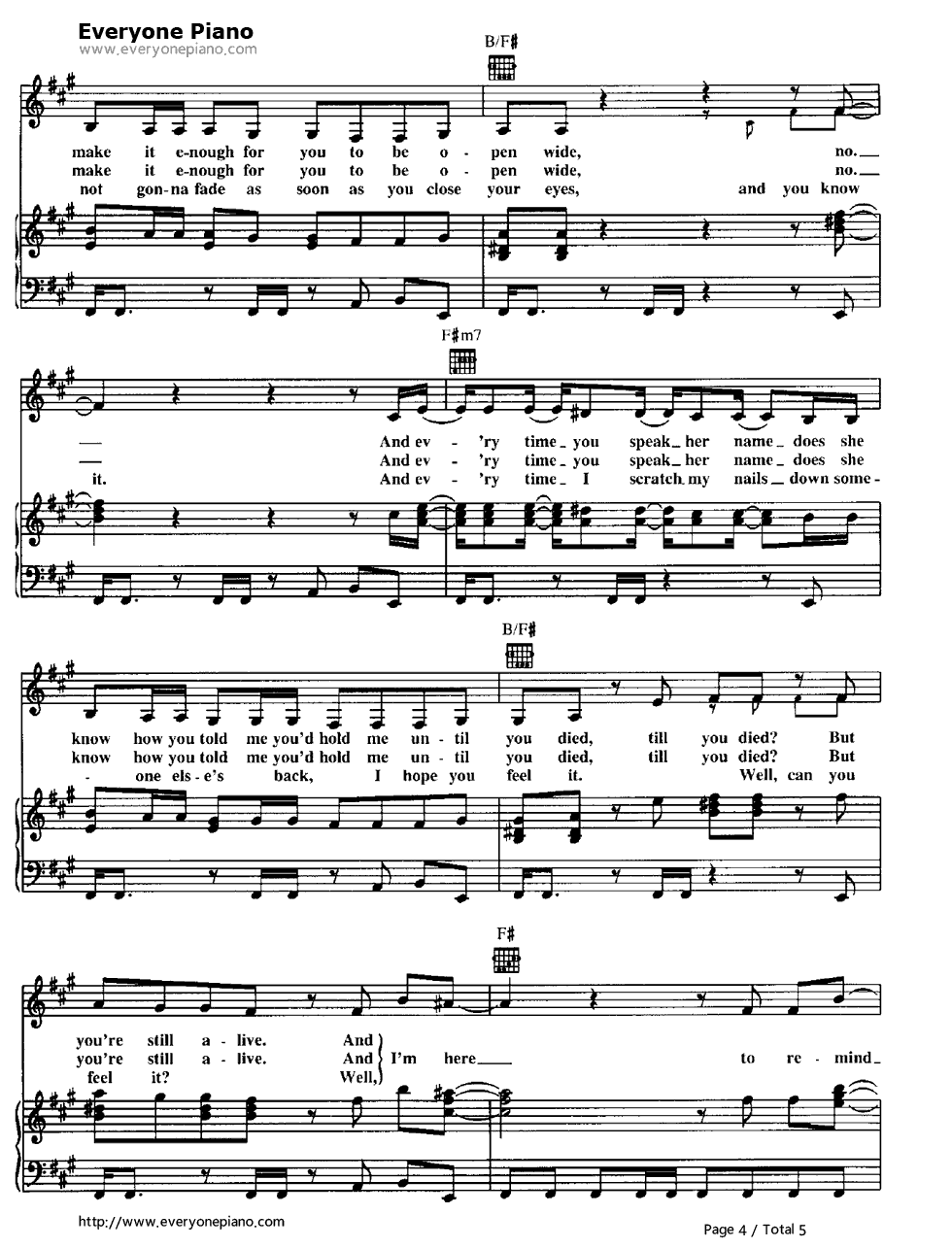You_Oughta_Know钢琴谱_Alanis_Morissette