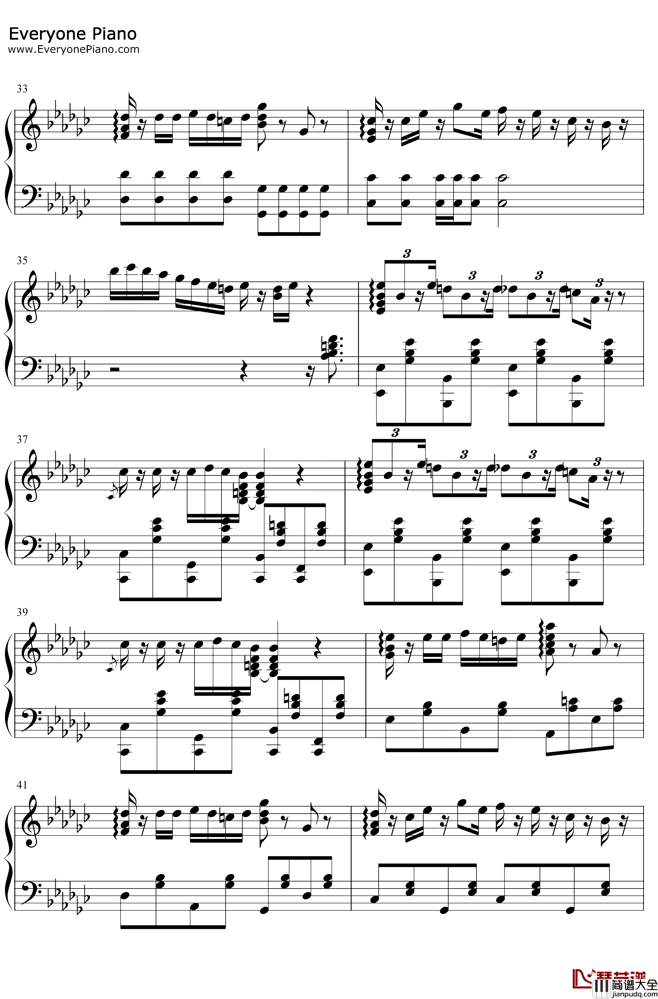 Betty_Boop钢琴谱_CharliePuth_抖音一夜爆红的魔性洗脑神曲
