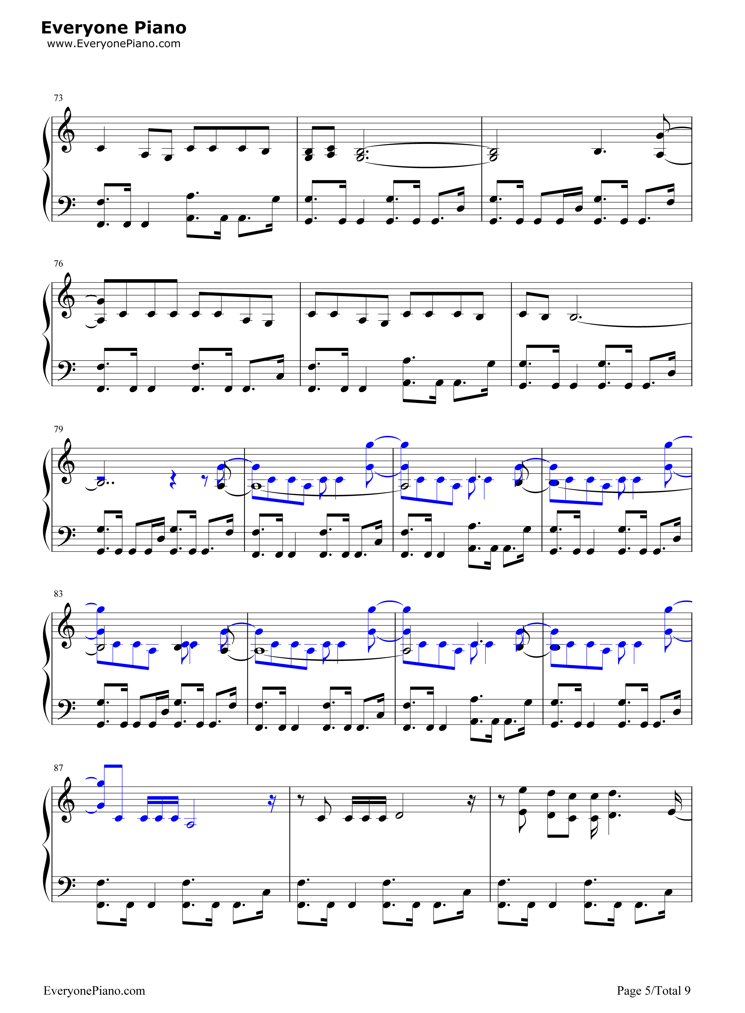 Somebody_Else钢琴谱_The_1975