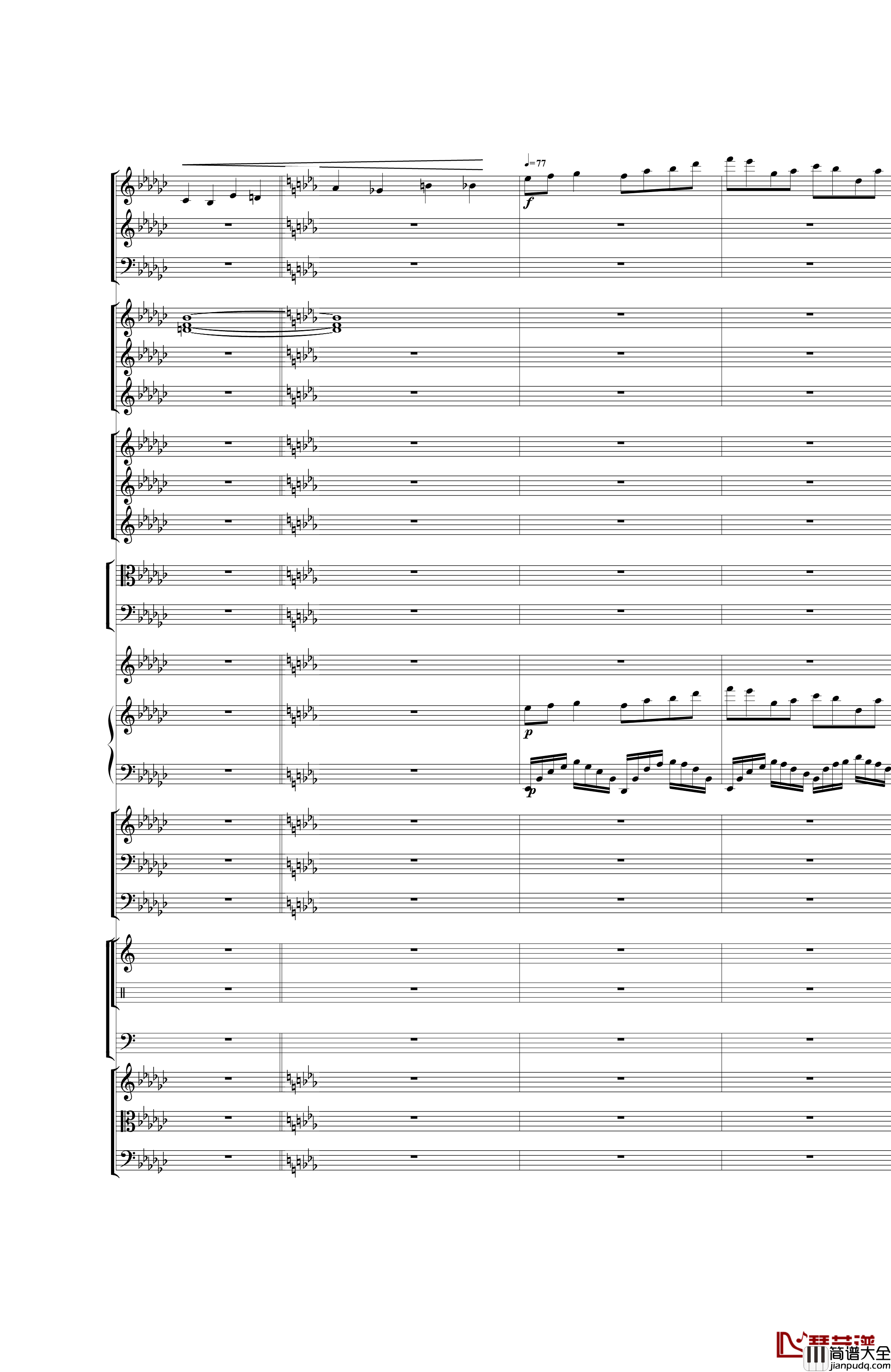 Piano_Concerto_No.3_in_E_Flat_minor钢琴谱_I.Moderto_热情而辉煌