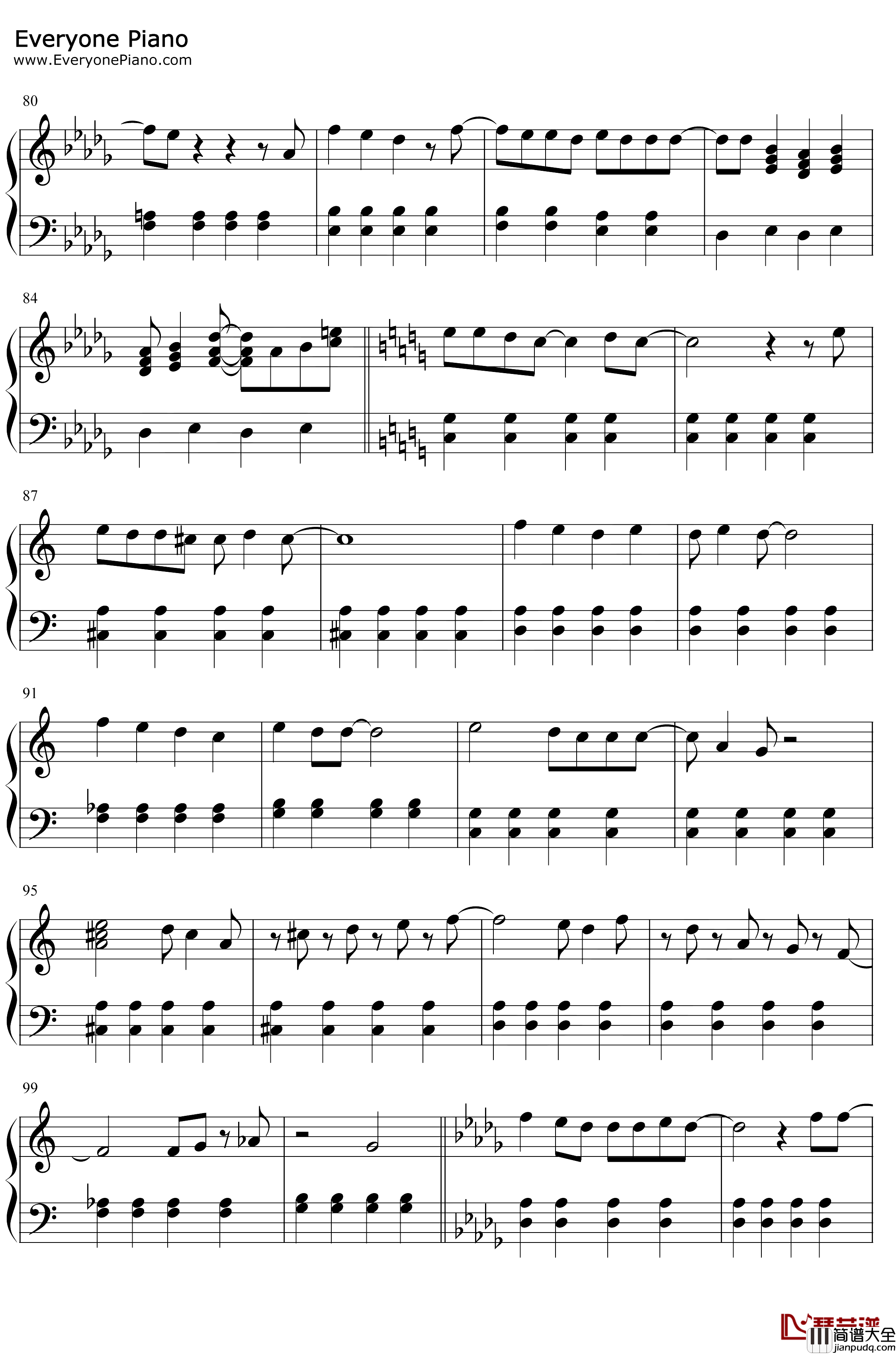Im_Gonna_Love_Me_Again钢琴谱_Elton_John_Taron_Egerton_火箭人OST