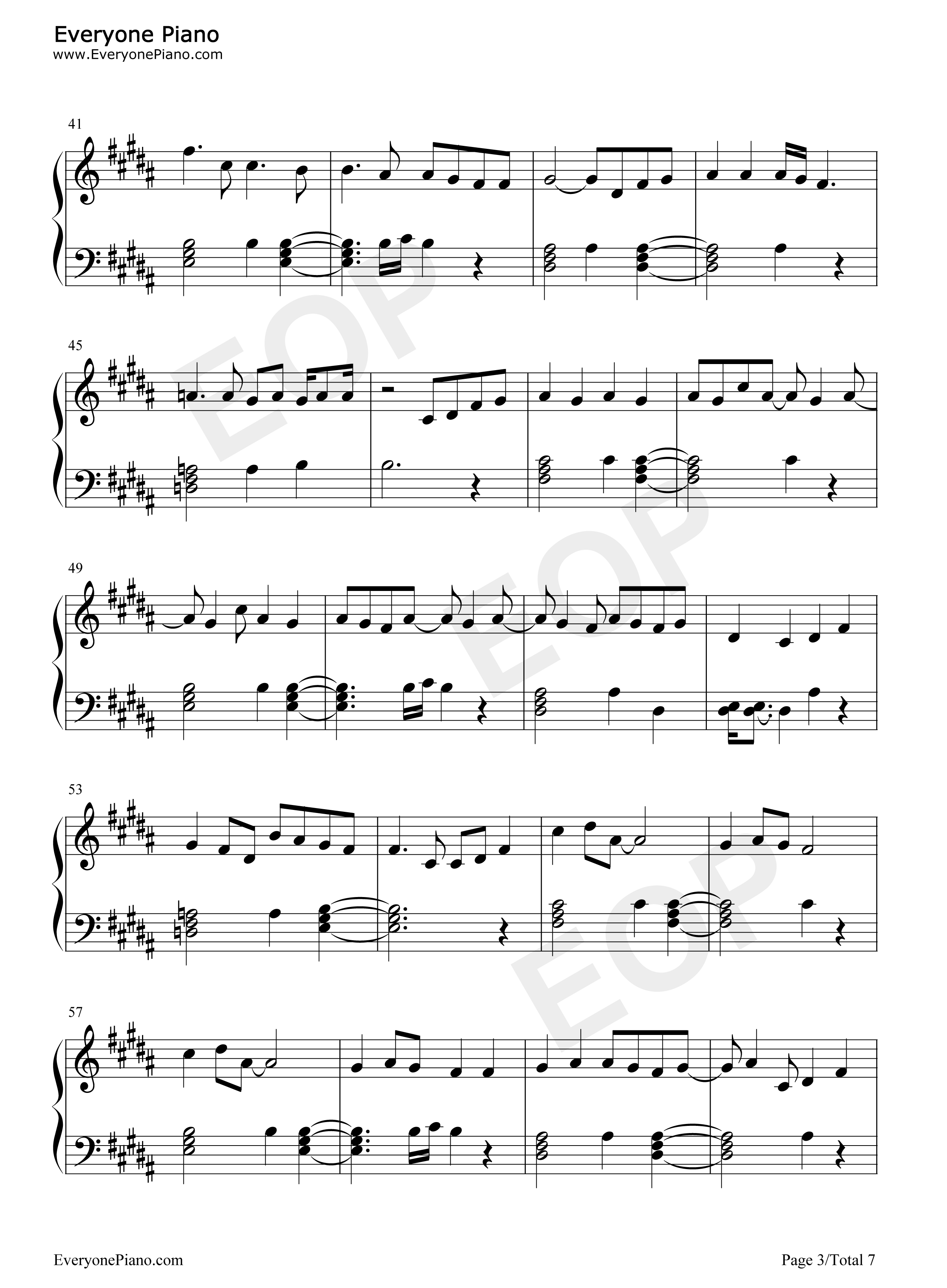 Honeymoon_Avenue钢琴谱_Ariana_Grande