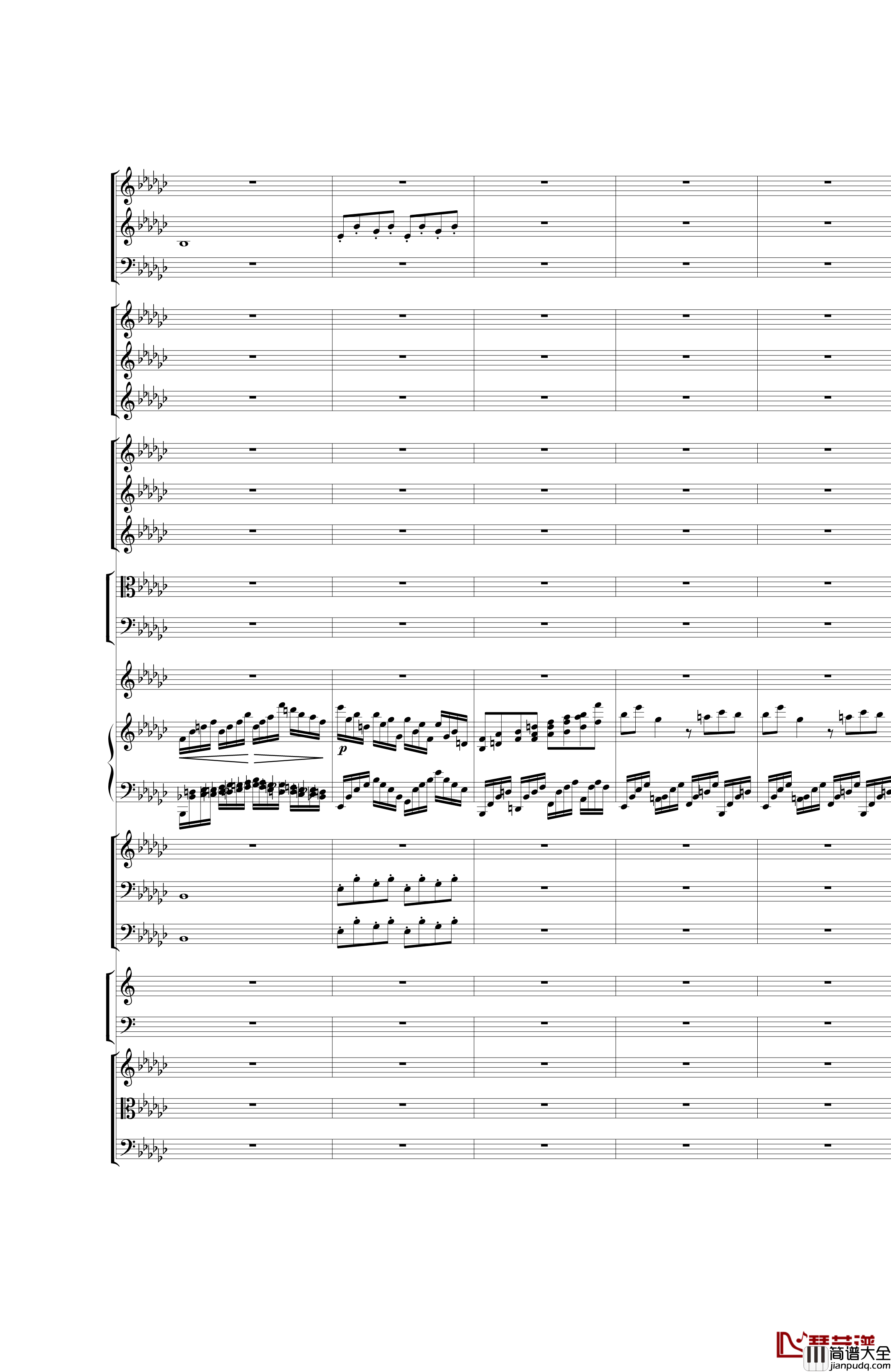 Piano_Concerto_No.3_in_E_Flat_minor钢琴谱_I.Moderto_热情而辉煌