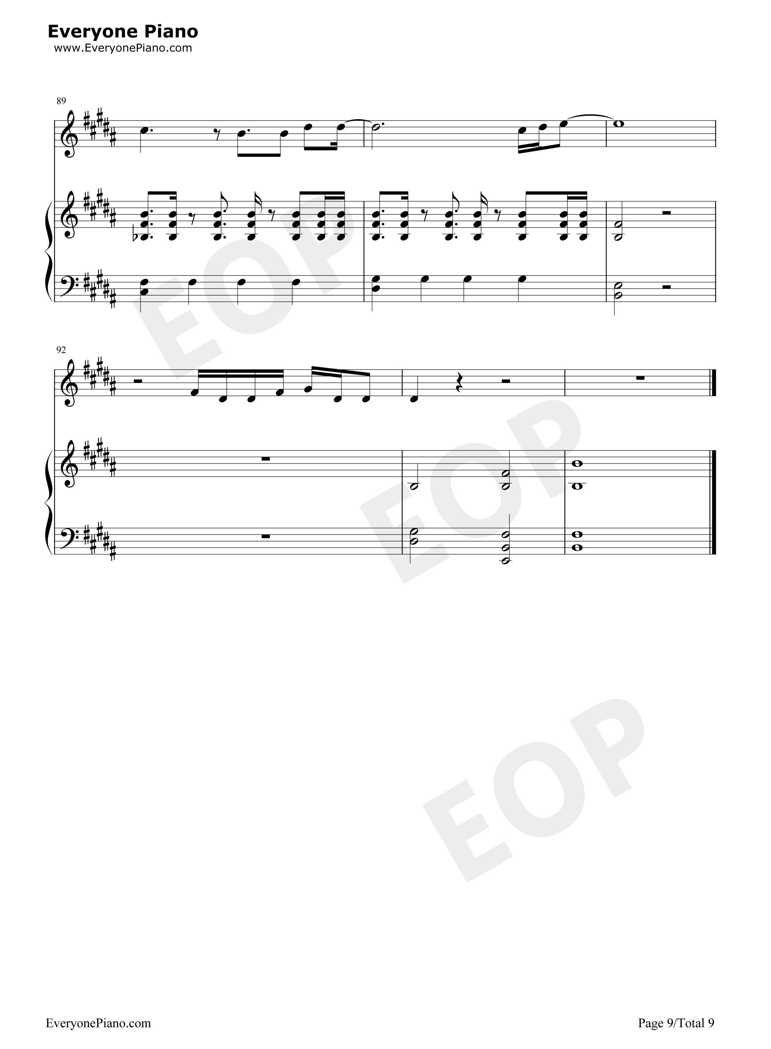 You_Will_Be_Found钢琴谱_Benj_Pasek