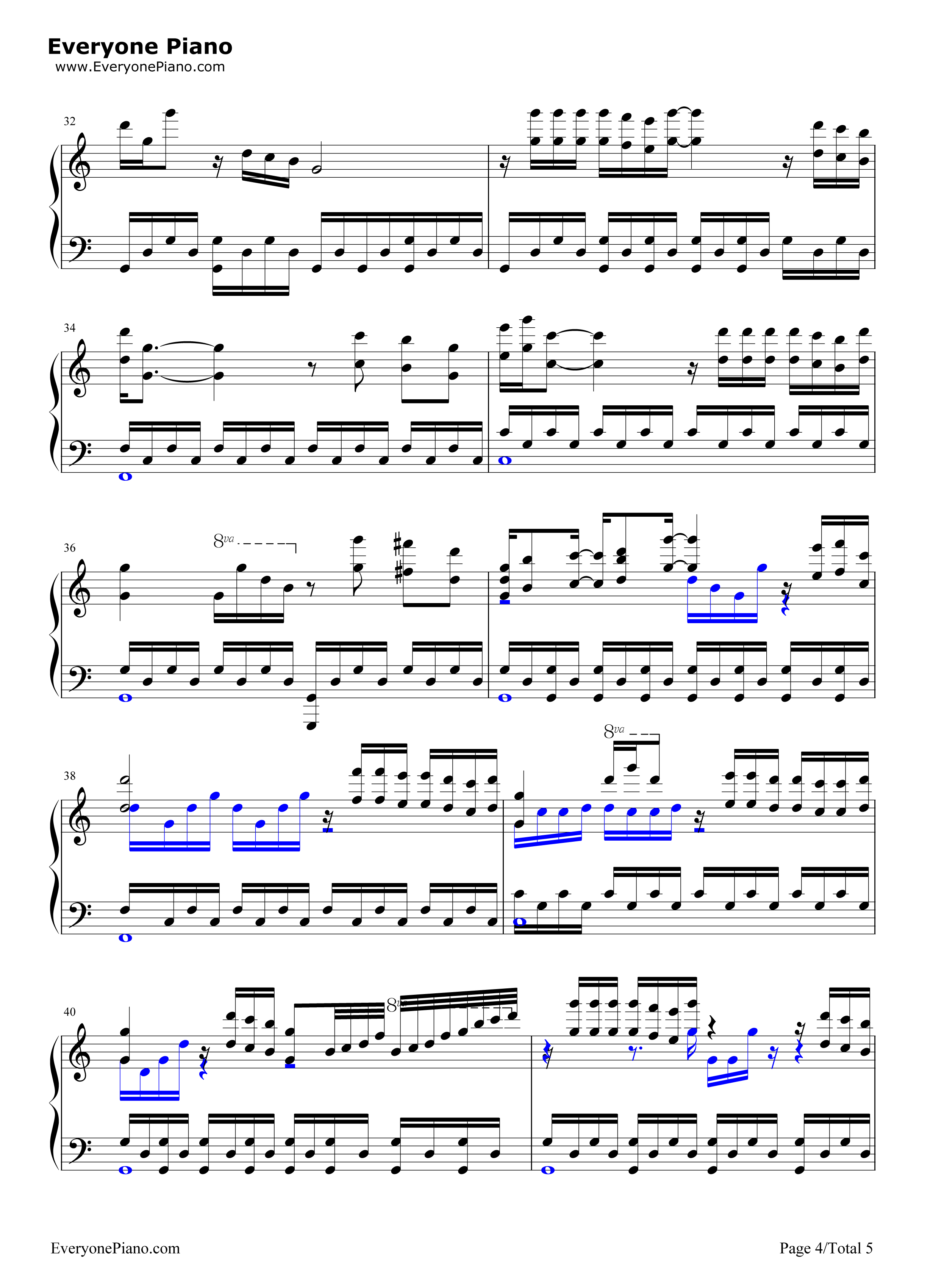 Deemo_Title_Song钢琴谱_Deemo