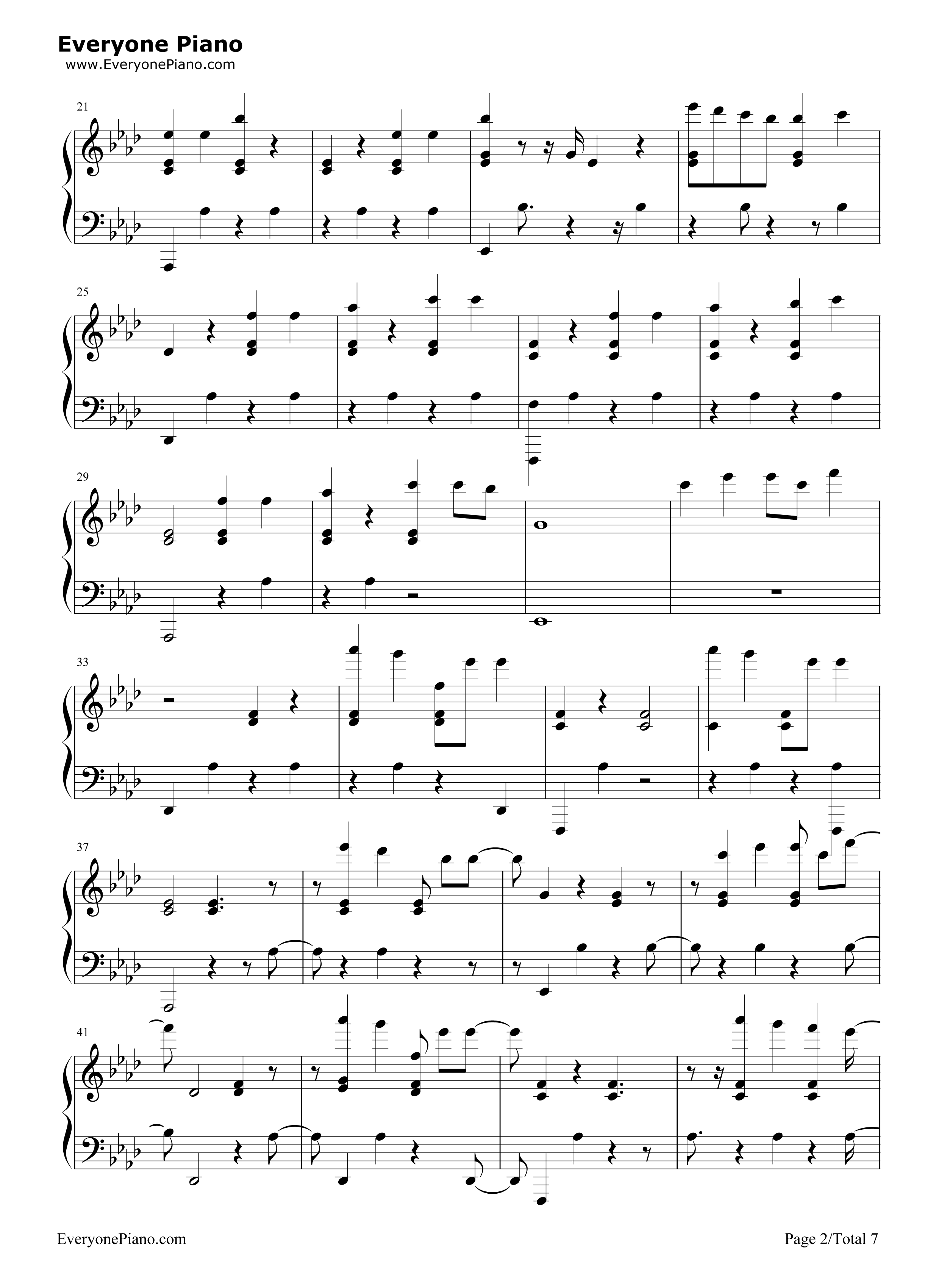 Something's_Gotta_Give钢琴谱_Camila_Cabello