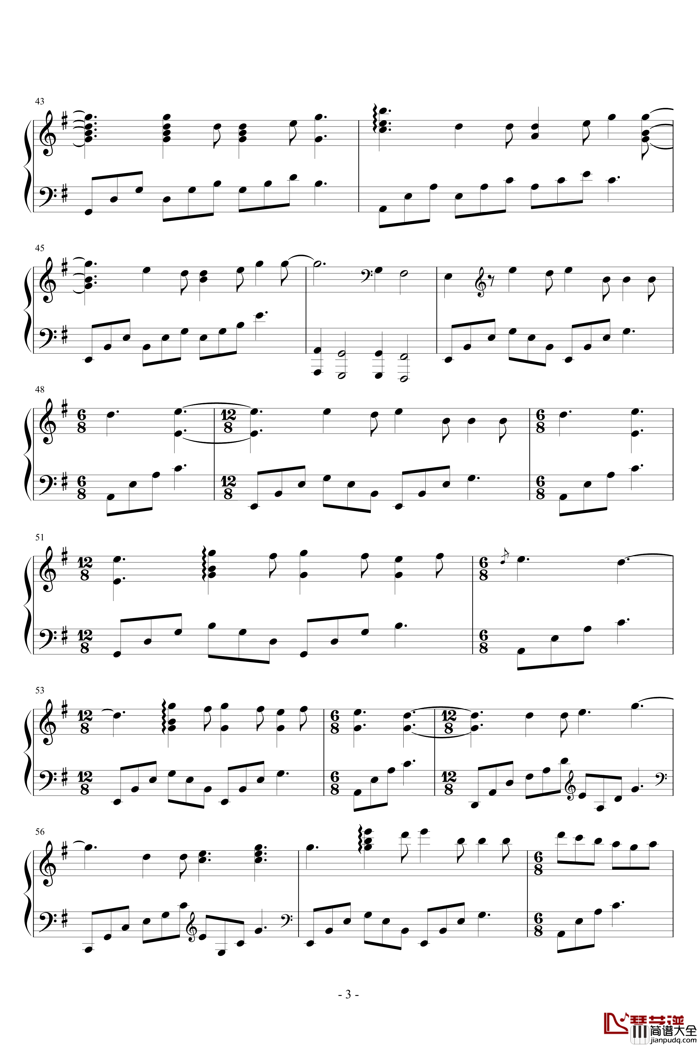Comsenz_Ithoton钢琴谱_Pianonime
