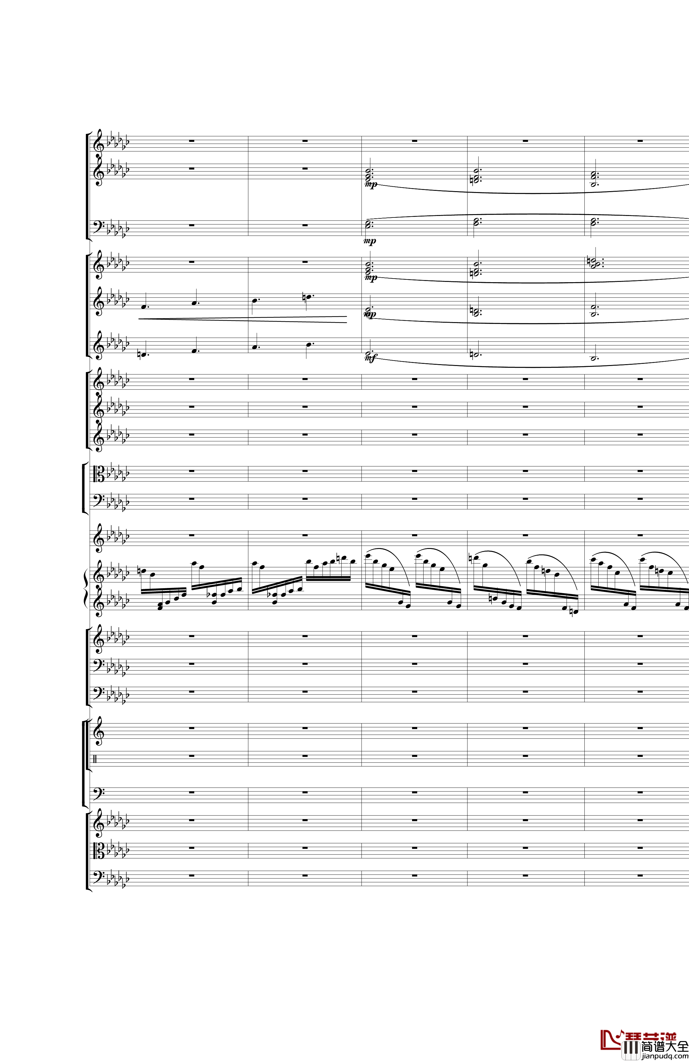 Piano_Concerto_No.3_in_E_Flat_minor钢琴谱_I.Moderto_热情而辉煌