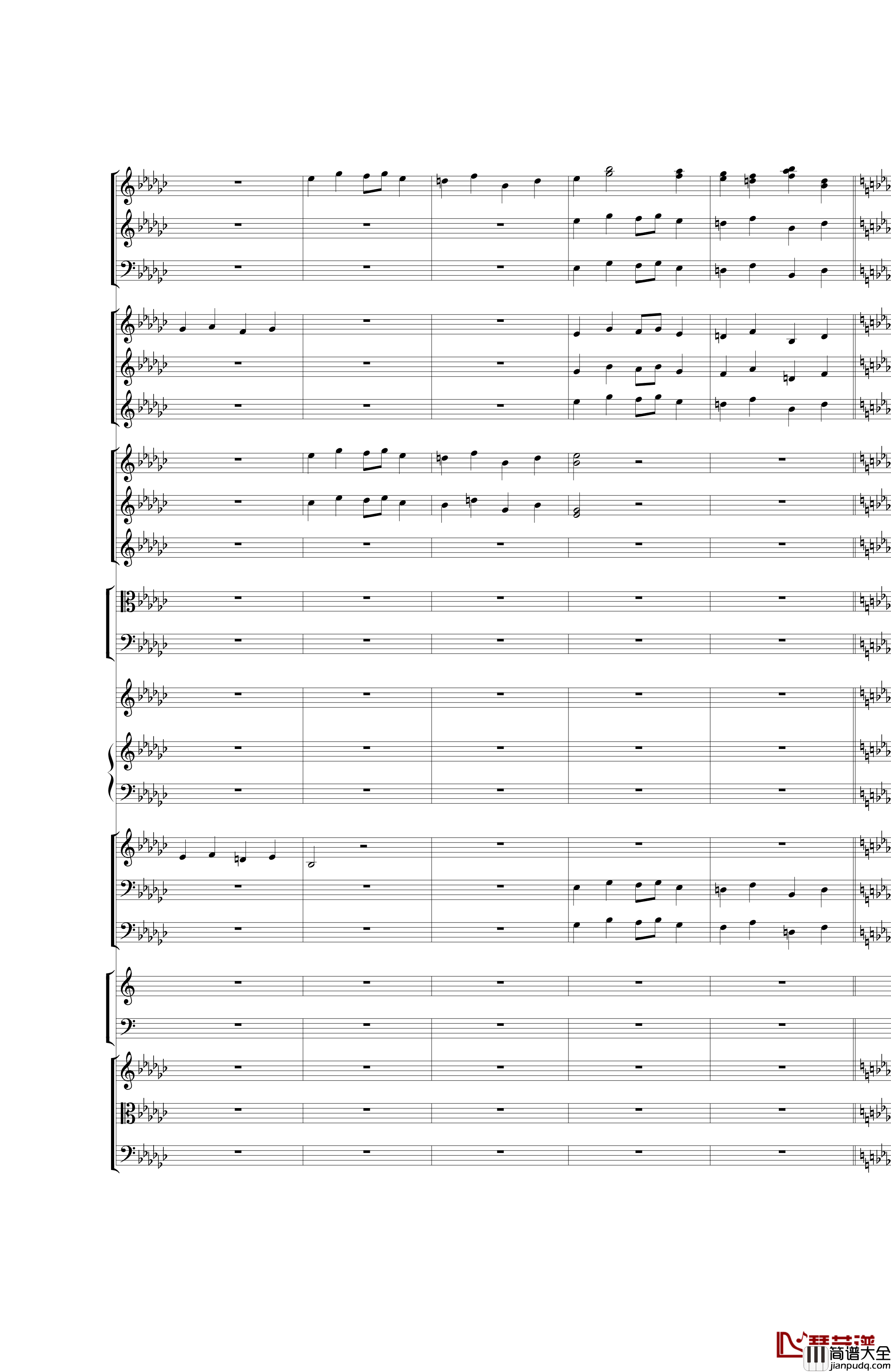 Piano_Concerto_No.3_in_E_Flat_minor钢琴谱_I.Moderto_热情而辉煌