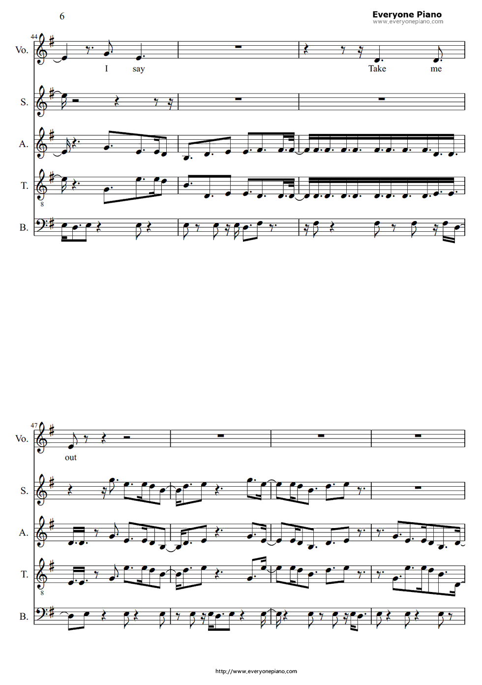 Take_Me_Out钢琴谱_Franz_Ferdinand