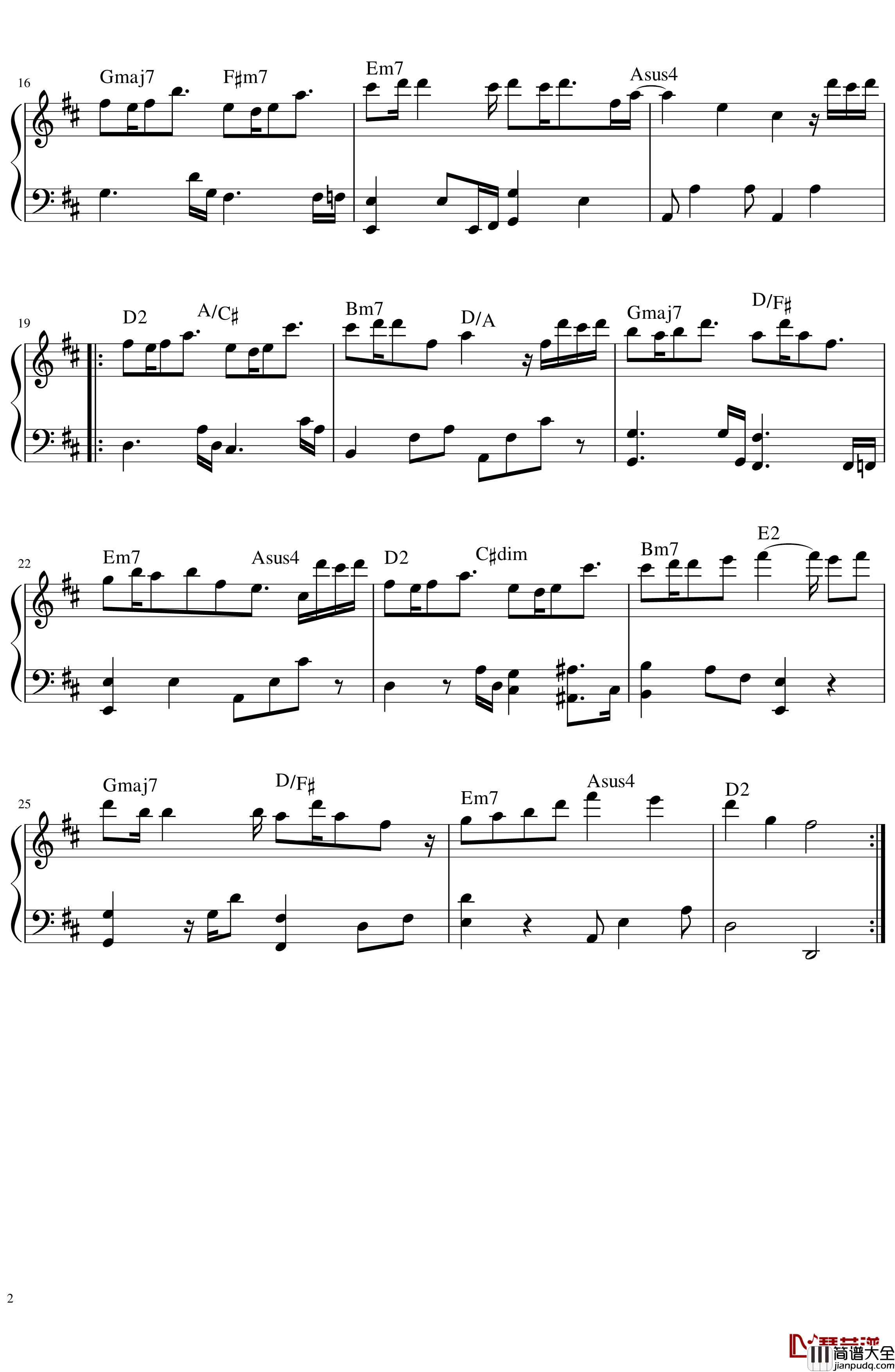 想见你想见你想见你简谱_电视剧想见你片尾曲