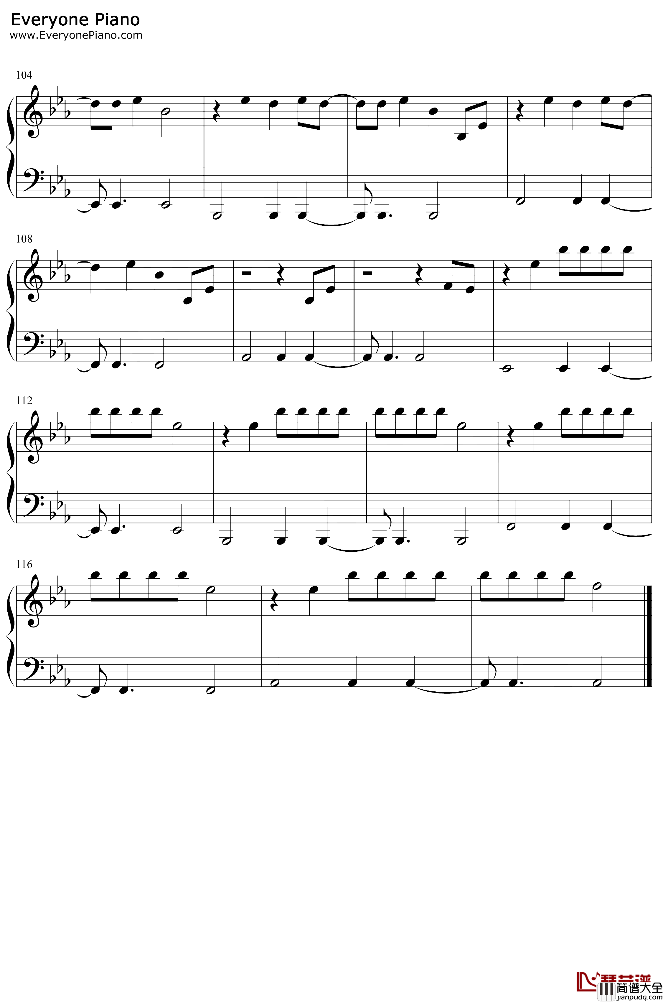 Only_the_Young钢琴谱_Taylor_Swift_美国甜心小姐宣传曲