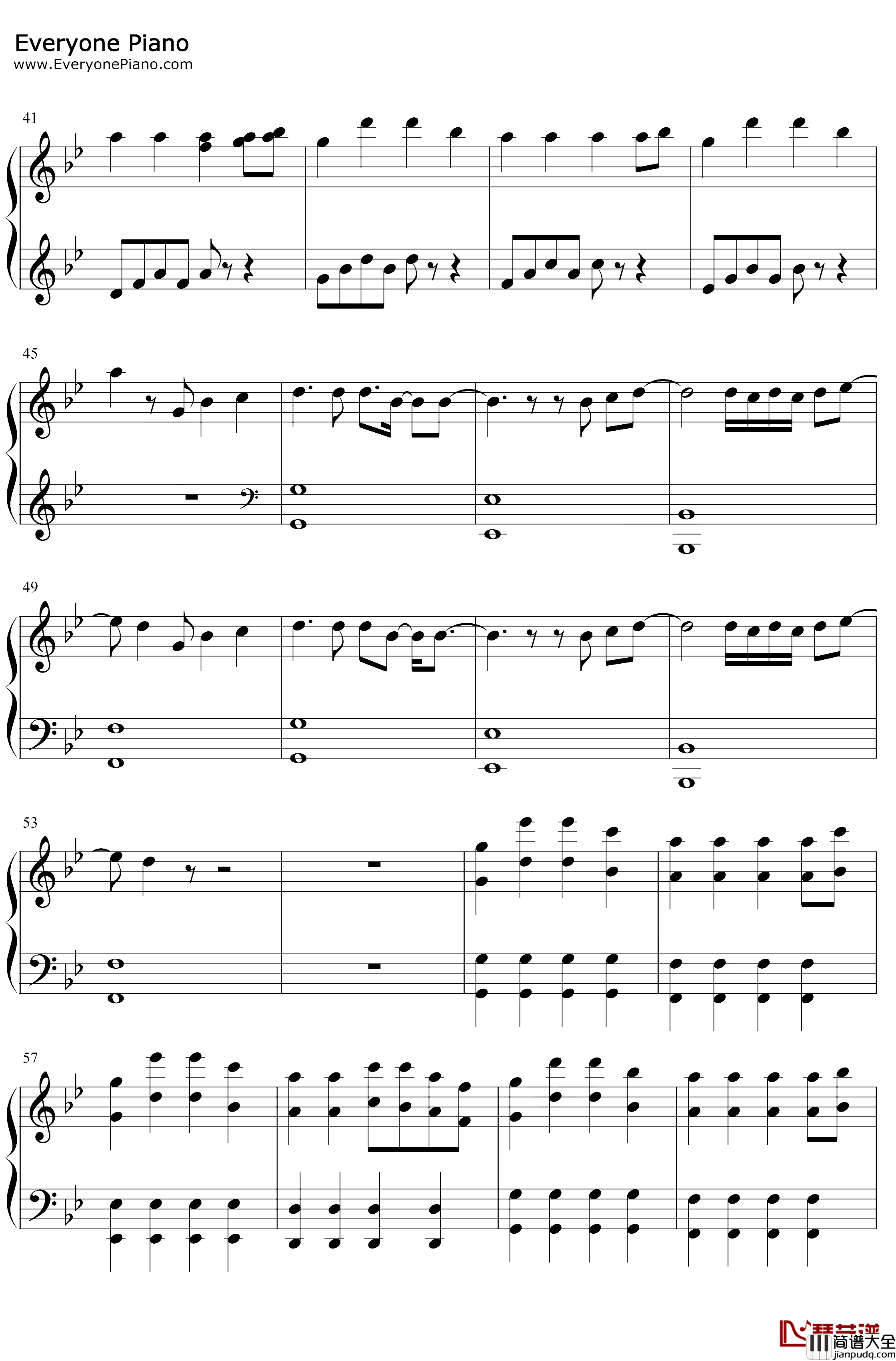 In_The_End钢琴谱_Tommee_Profitt_Fleurie_Jung_Youth_抖音完整版
