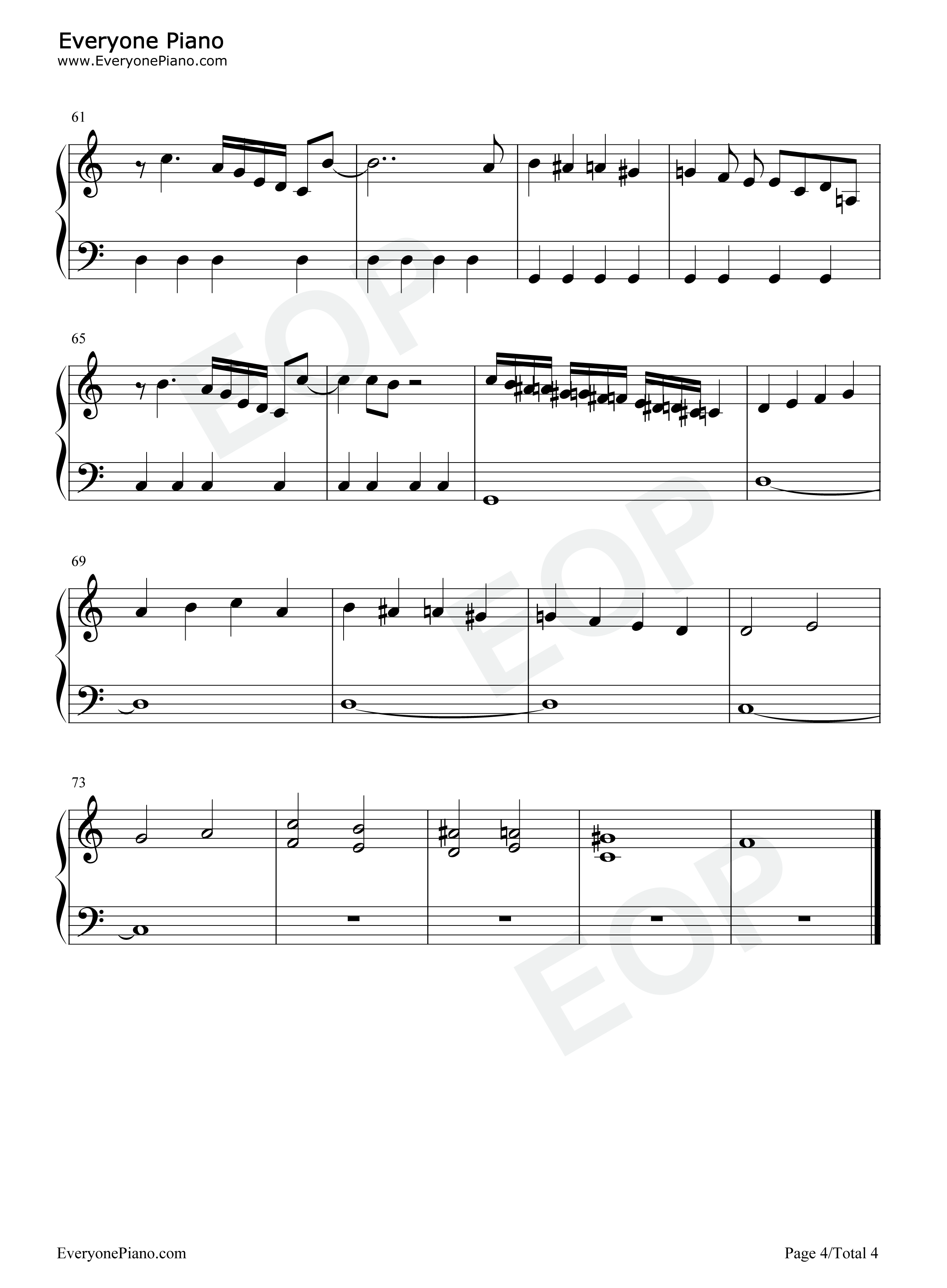 Shut_Up钢琴谱_Ariana_Grande