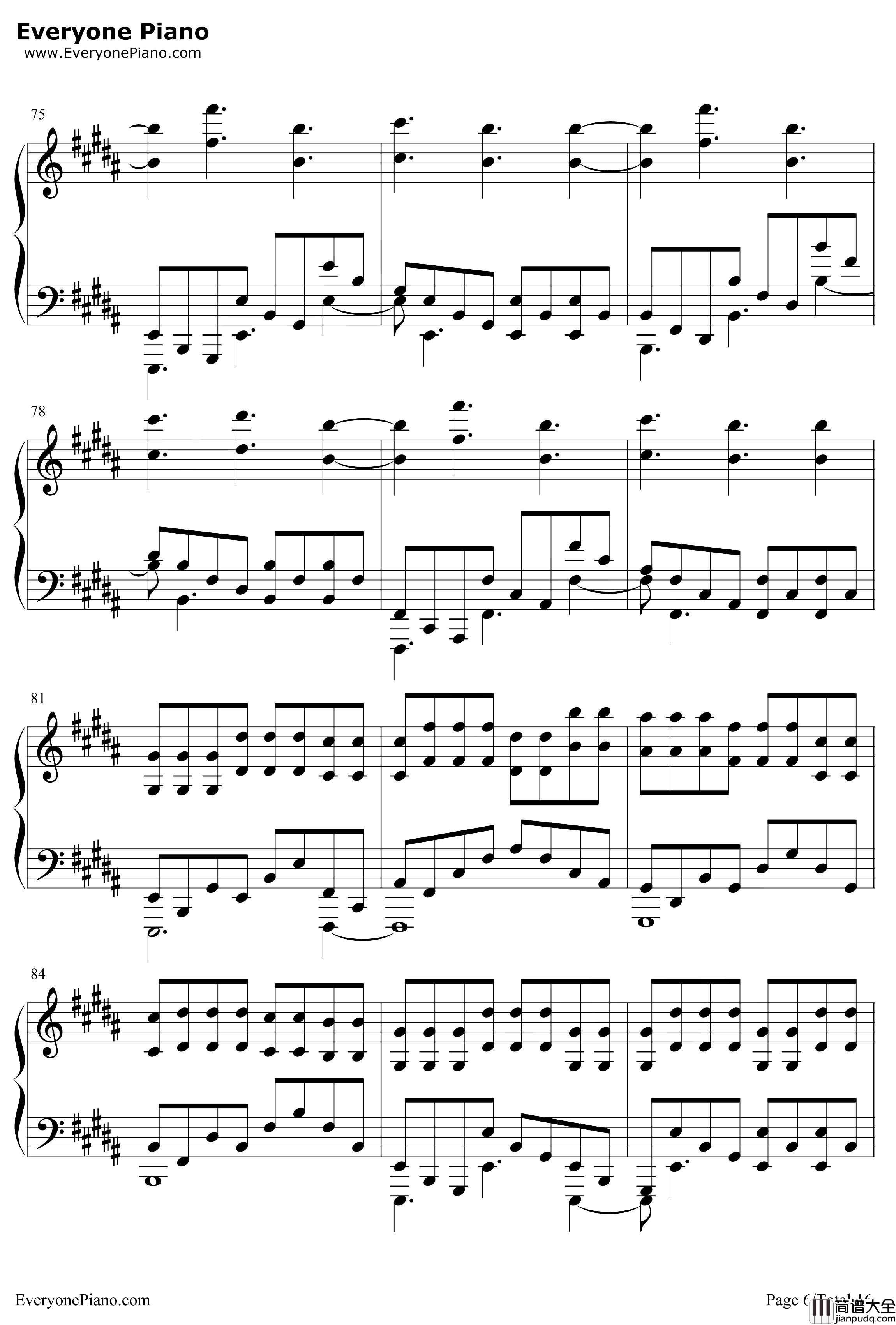 Neo钢琴谱_Roselia_Aspect_BanGDreamOST