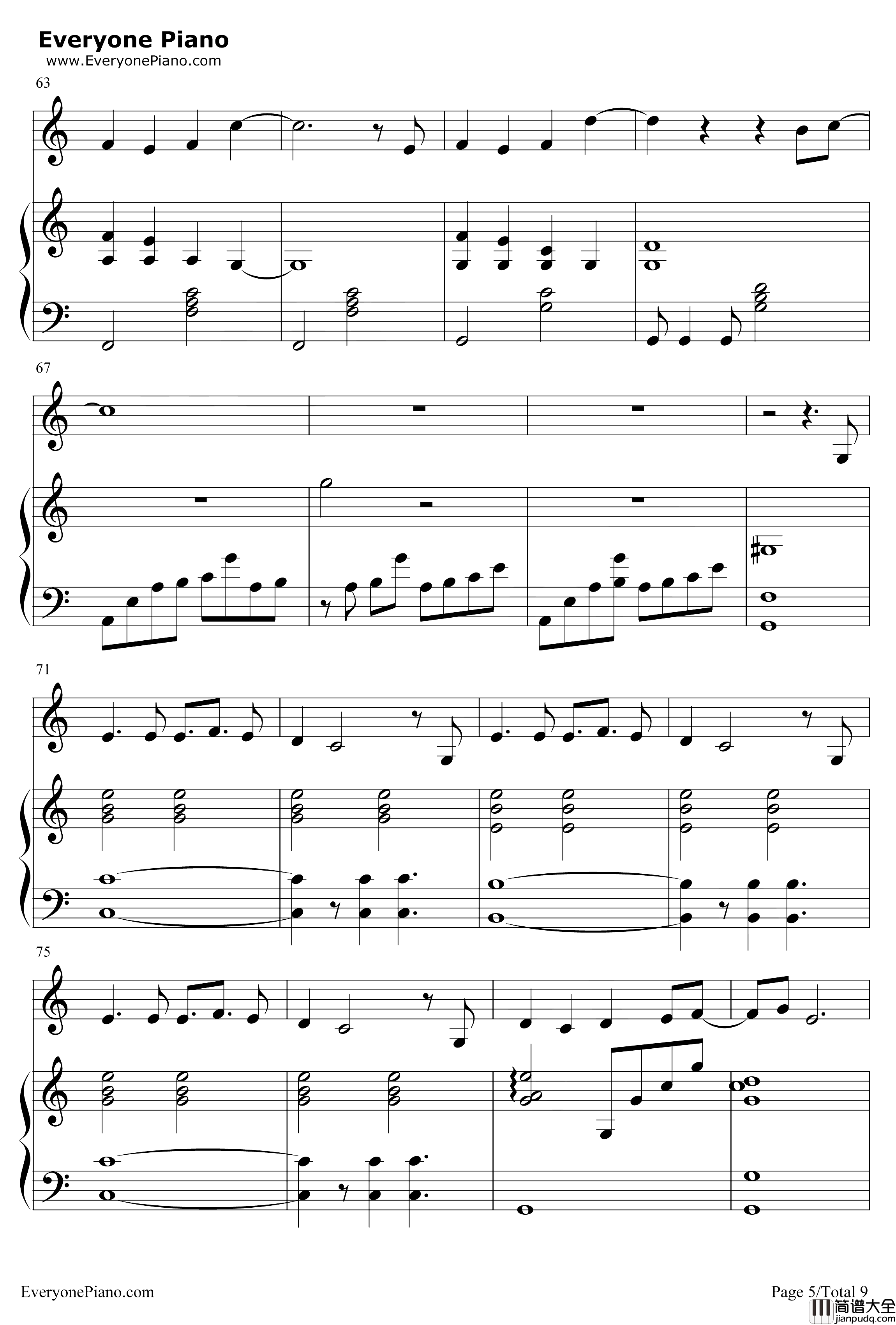 慢慢走钢琴谱_许魏洲_上瘾片尾曲