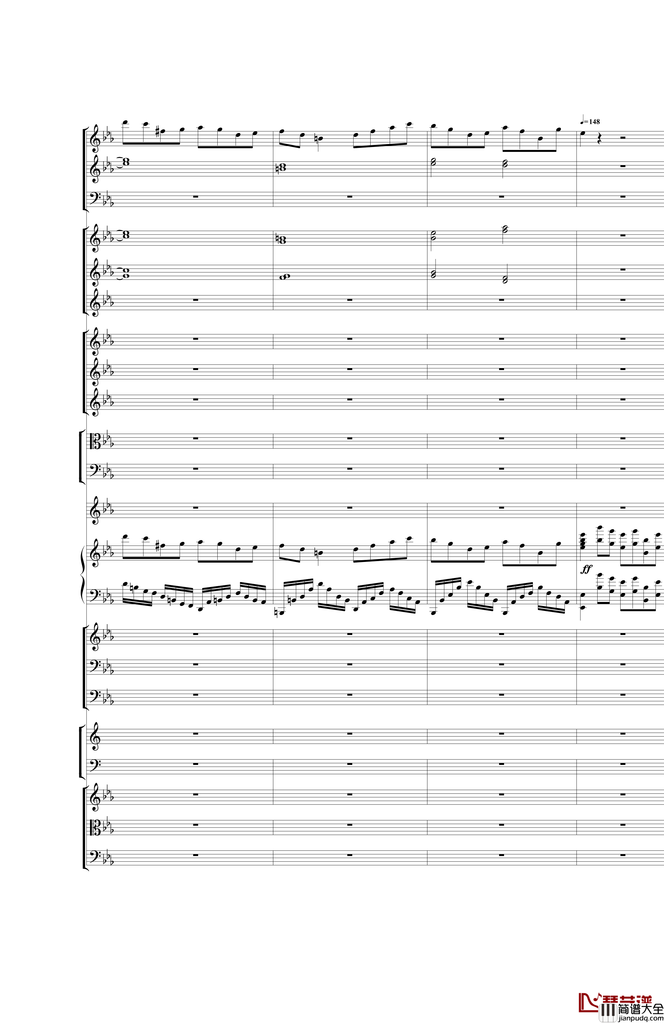 Piano_Concerto_No.3_in_E_Flat_minor钢琴谱_I.Moderto_热情而辉煌