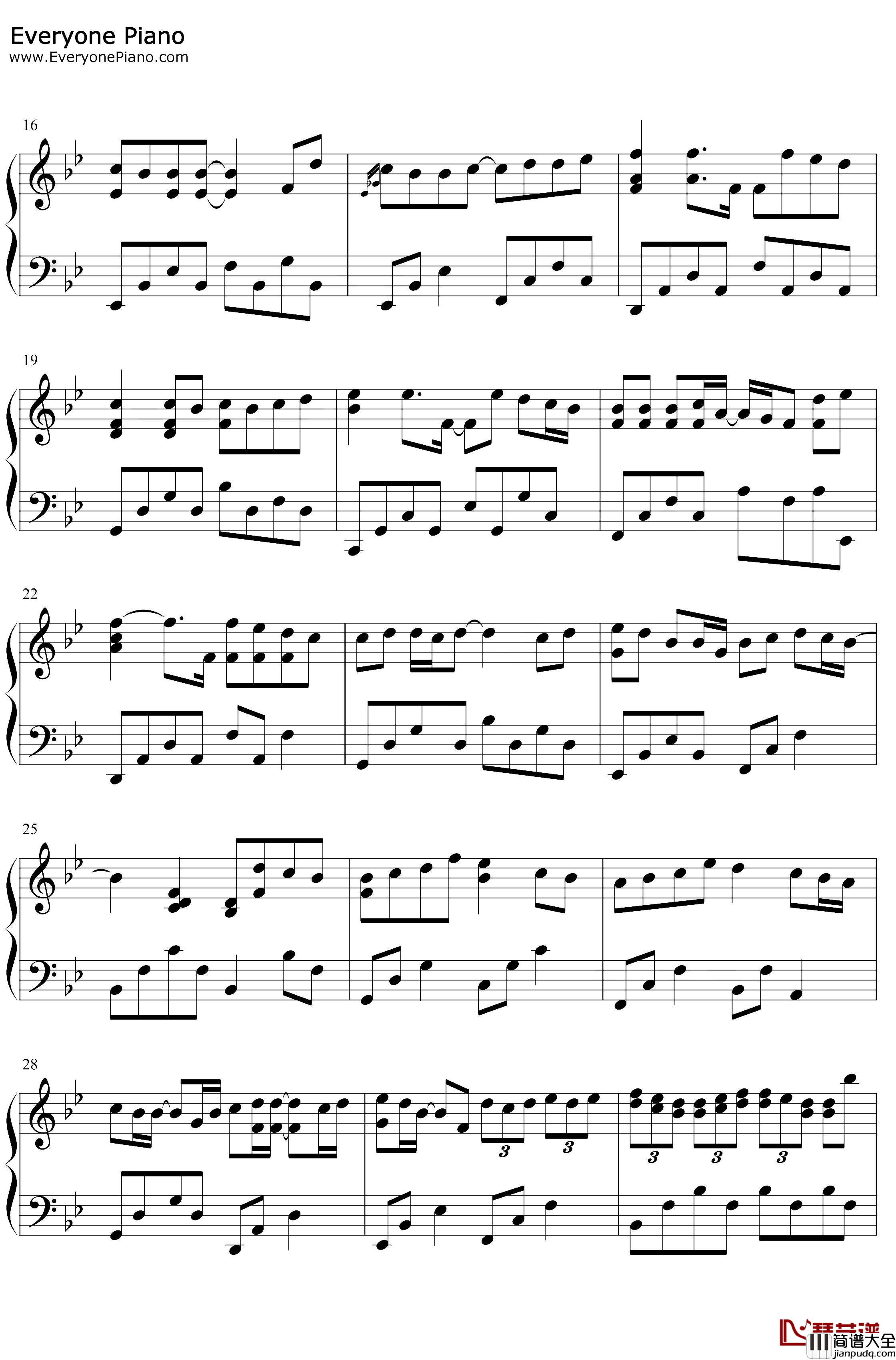 周杰伦歌曲串烧14首钢琴谱_周杰伦_钢琴谱:周杰伦歌曲串烧14首