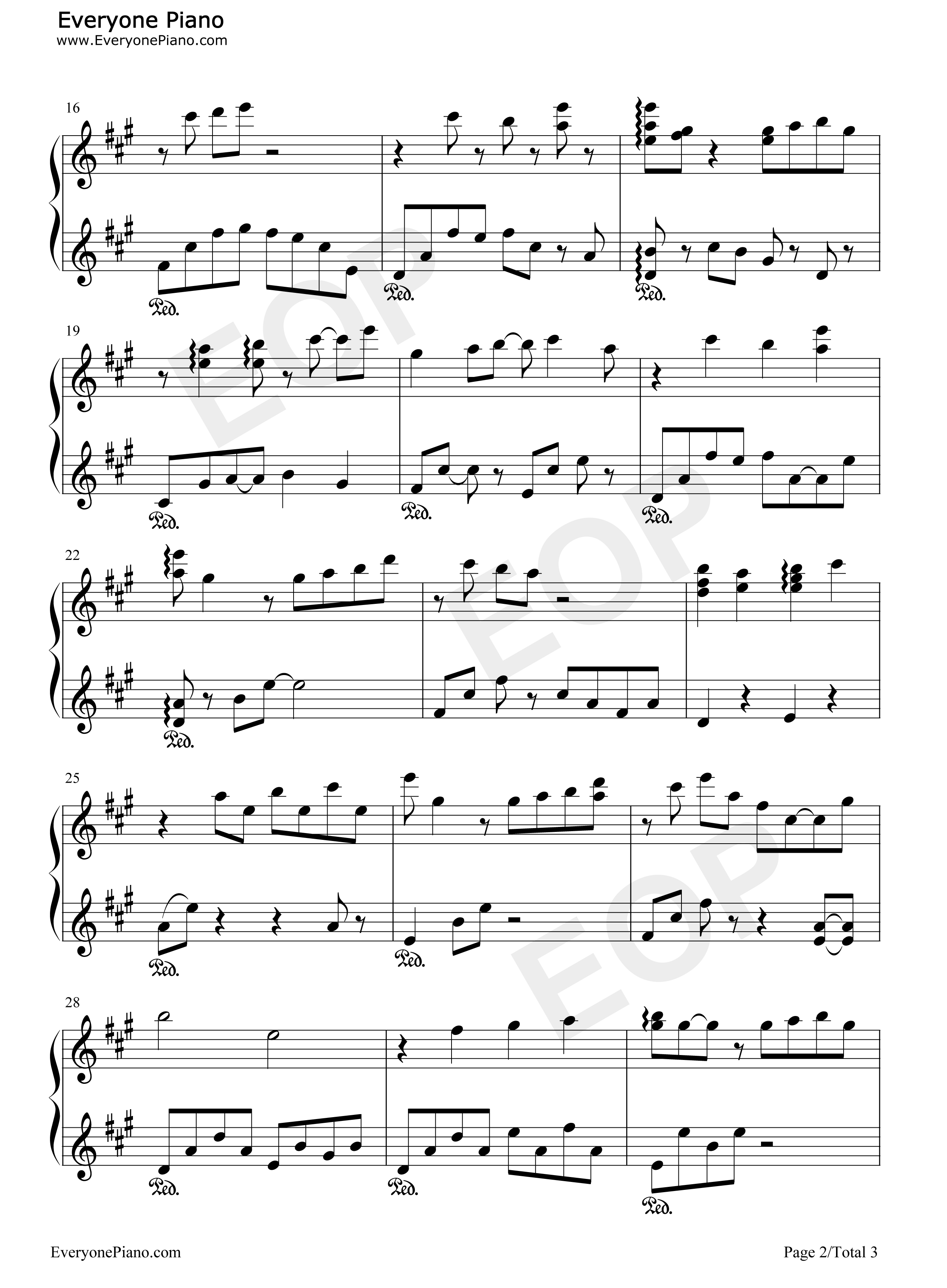 苍月のティアラ钢琴谱_Active_Planets