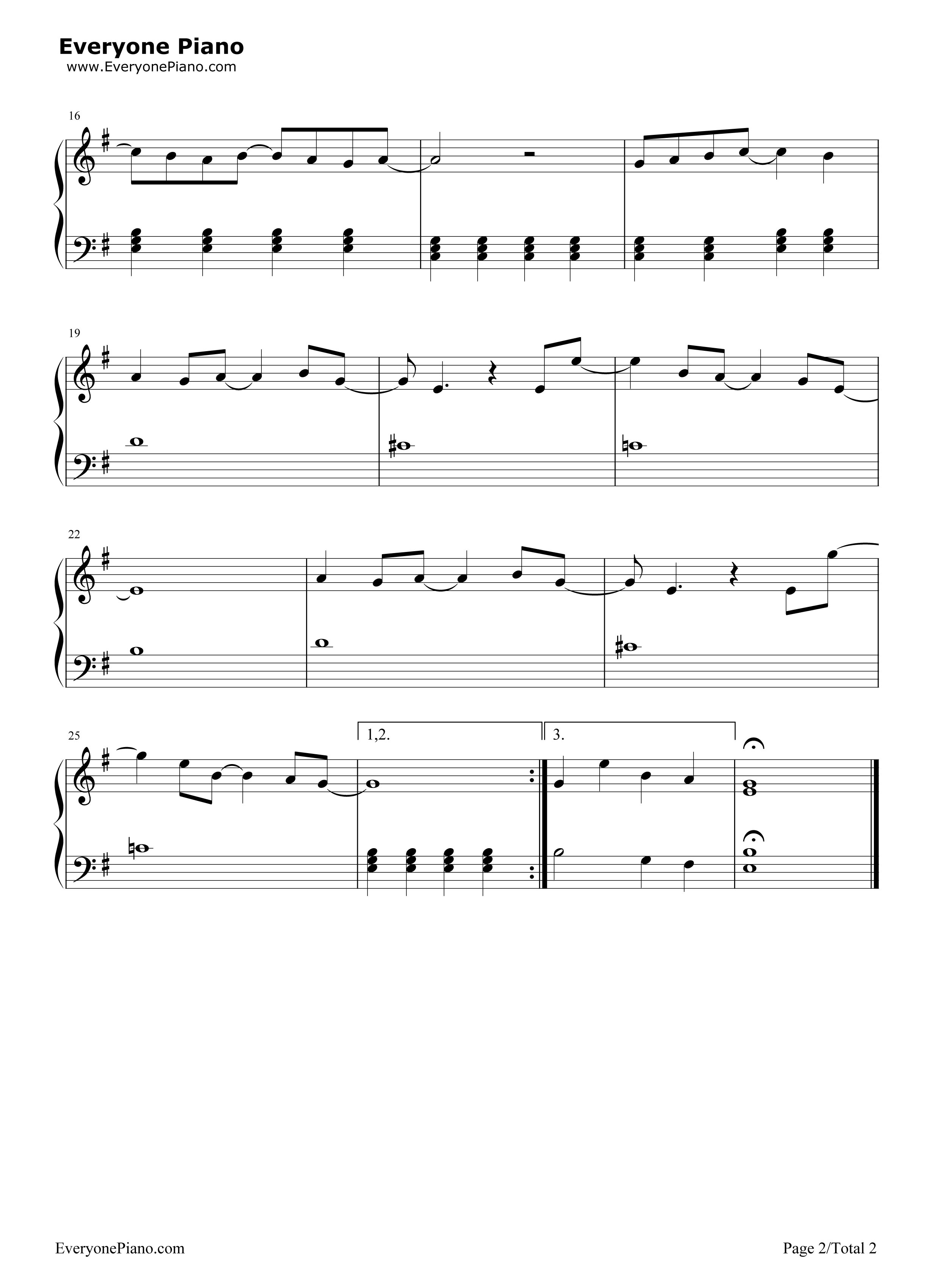 Eleanor_Rigby钢琴谱_The_Beatles