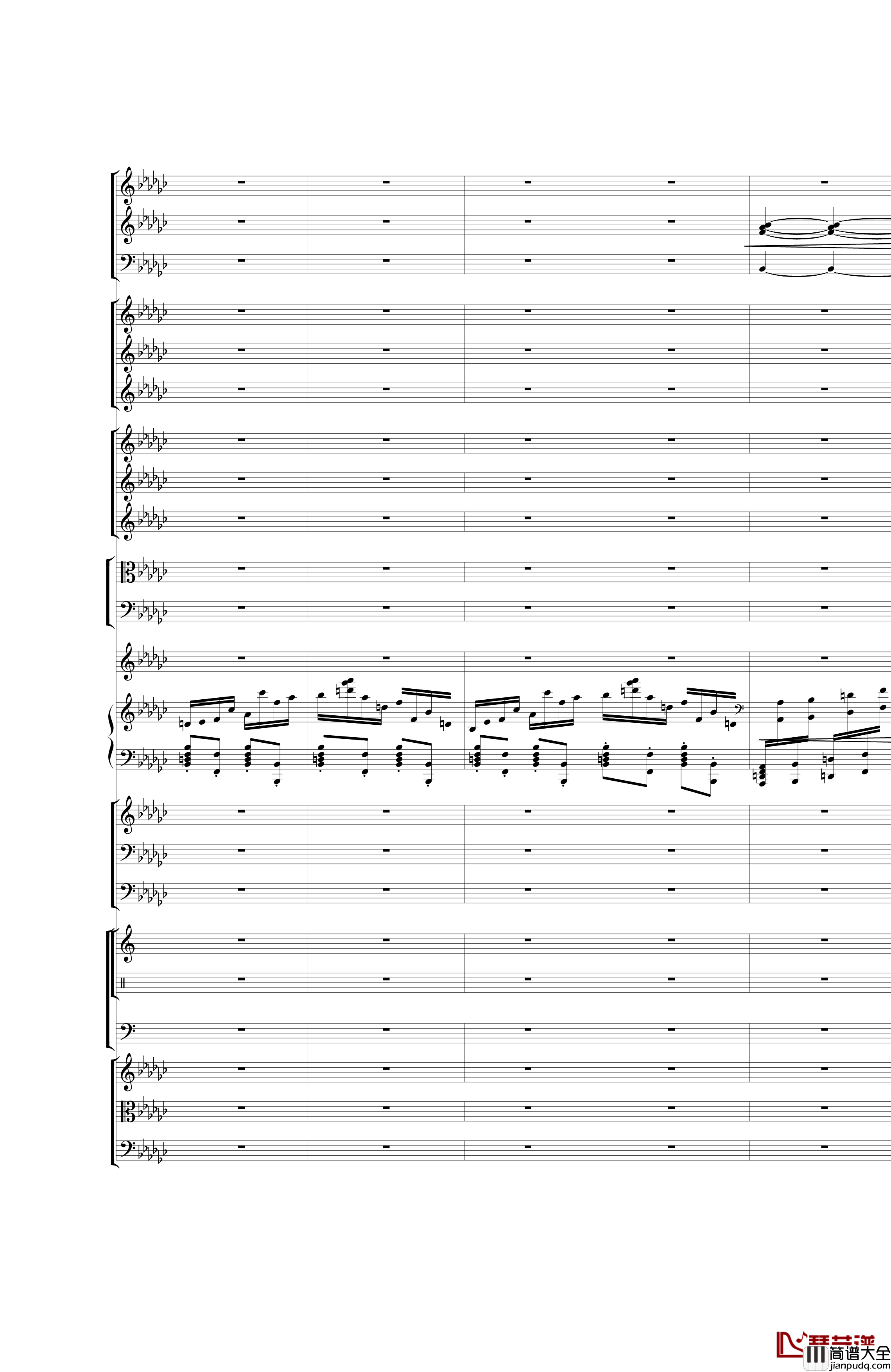 Piano_Concerto_No.3_in_E_Flat_minor钢琴谱_I.Moderto_热情而辉煌