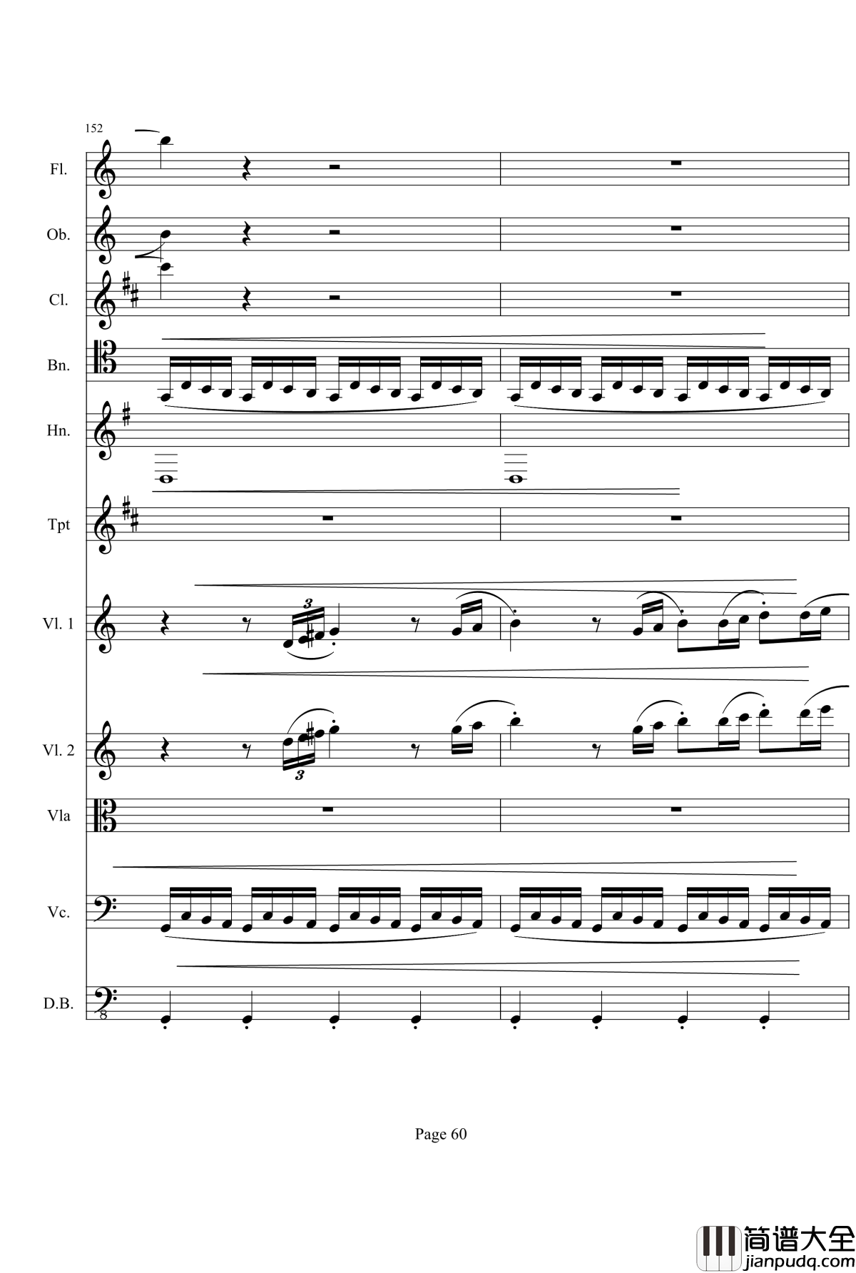 奏鸣曲之交响钢琴谱_第21首_Ⅰ_贝多芬_beethoven
