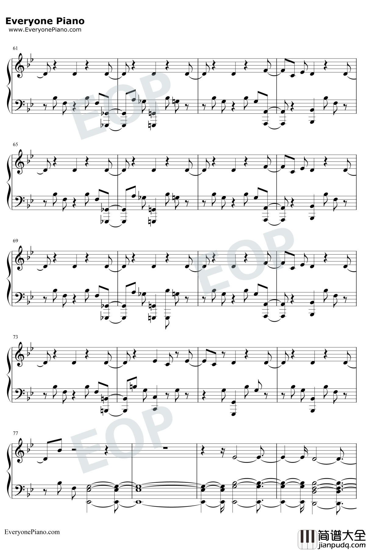 The_Thrill_of_It_All钢琴谱_Sam_Smith
