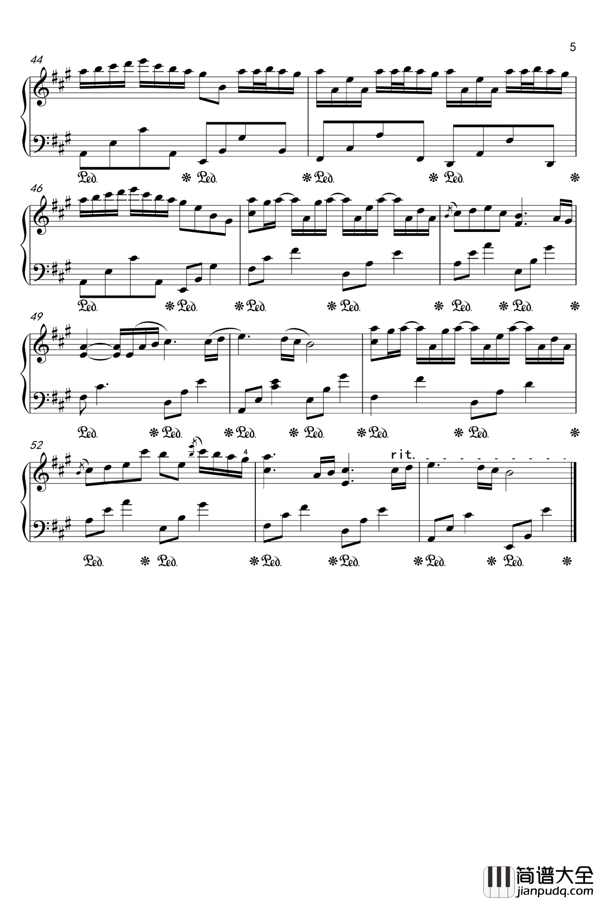 river_flows_in_you十周年版钢琴谱_金老师_Yiruma