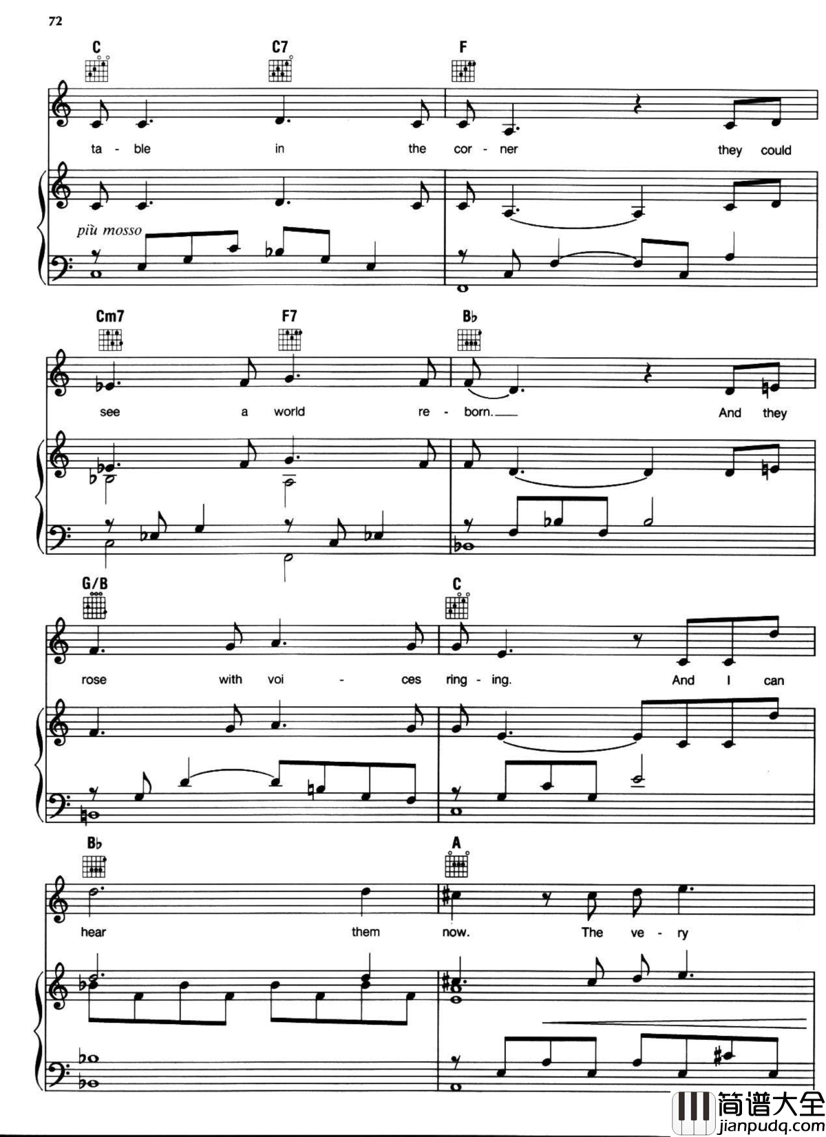 悲惨世界弹唱谱全集钢琴谱_Les_Miserables