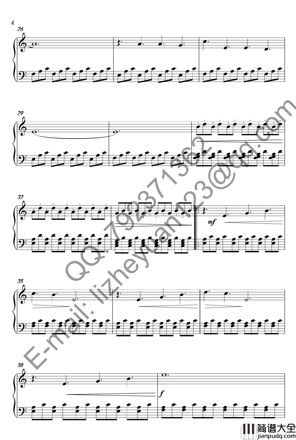 唐顿庄园主题曲钢琴谱_钢琴独奏_唐顿庄园