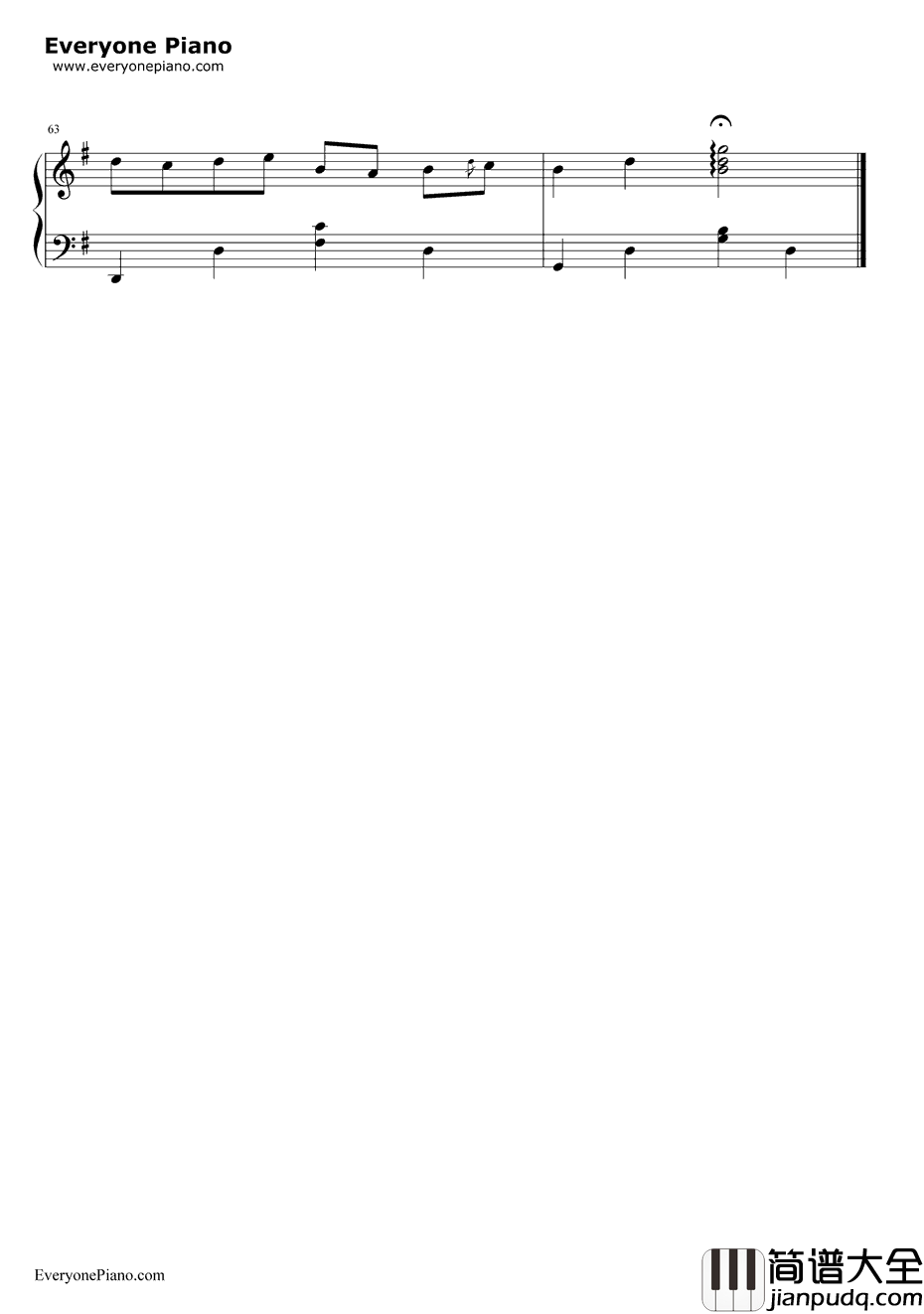 幽默曲钢琴谱_安东•德沃夏克