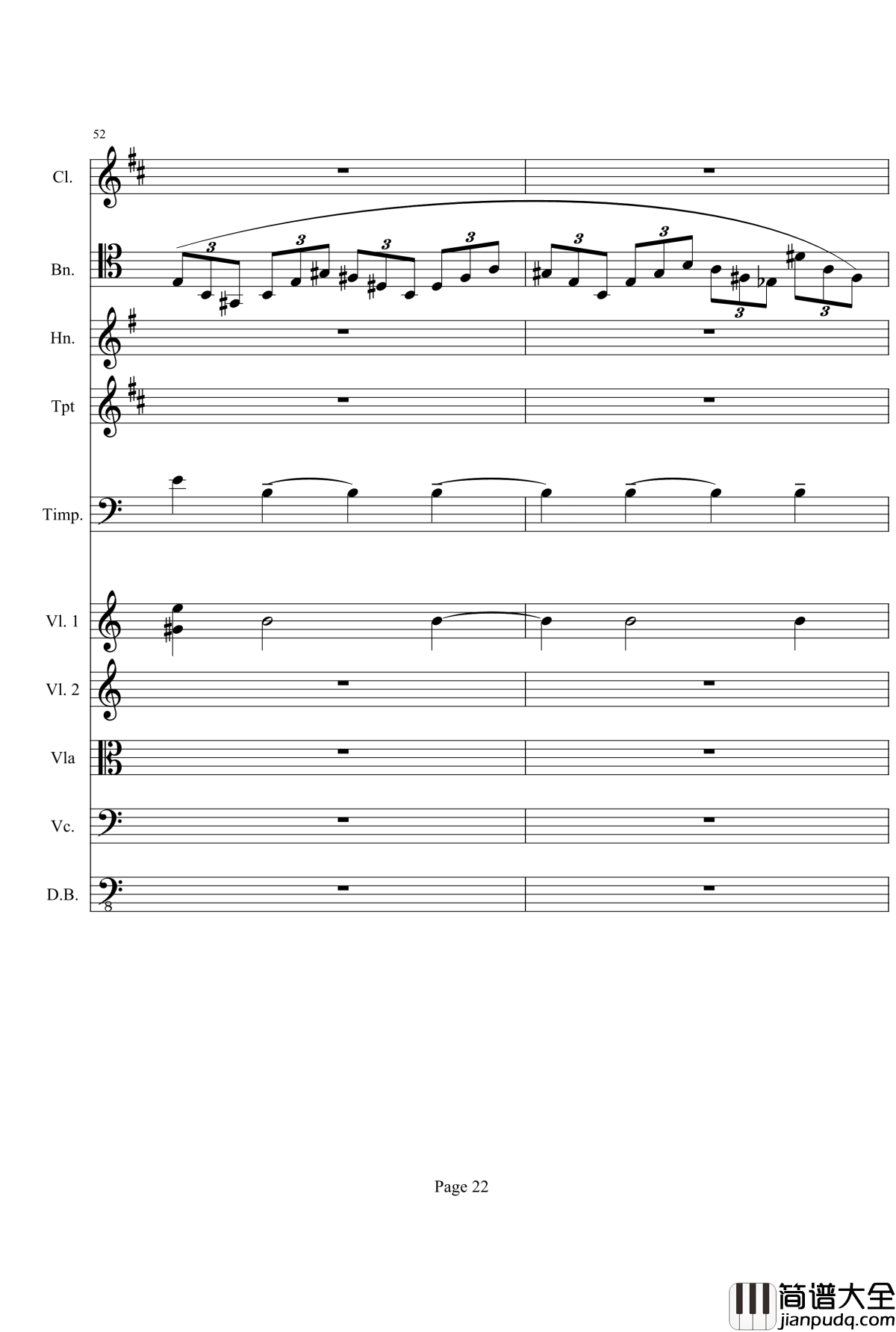 奏鸣曲之交响钢琴谱_第21_Ⅰ_贝多芬_beethoven