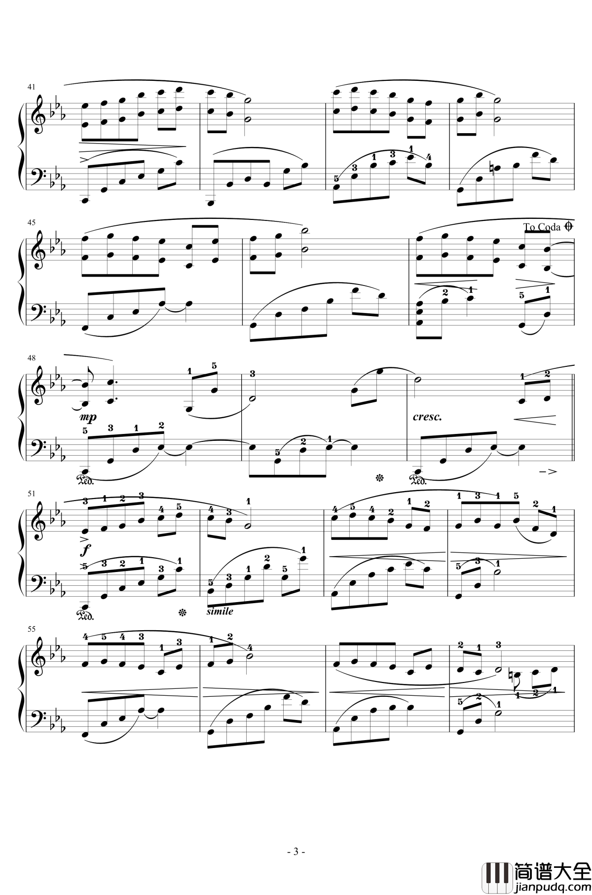 小小钢琴谱_Piano_Version_容祖儿