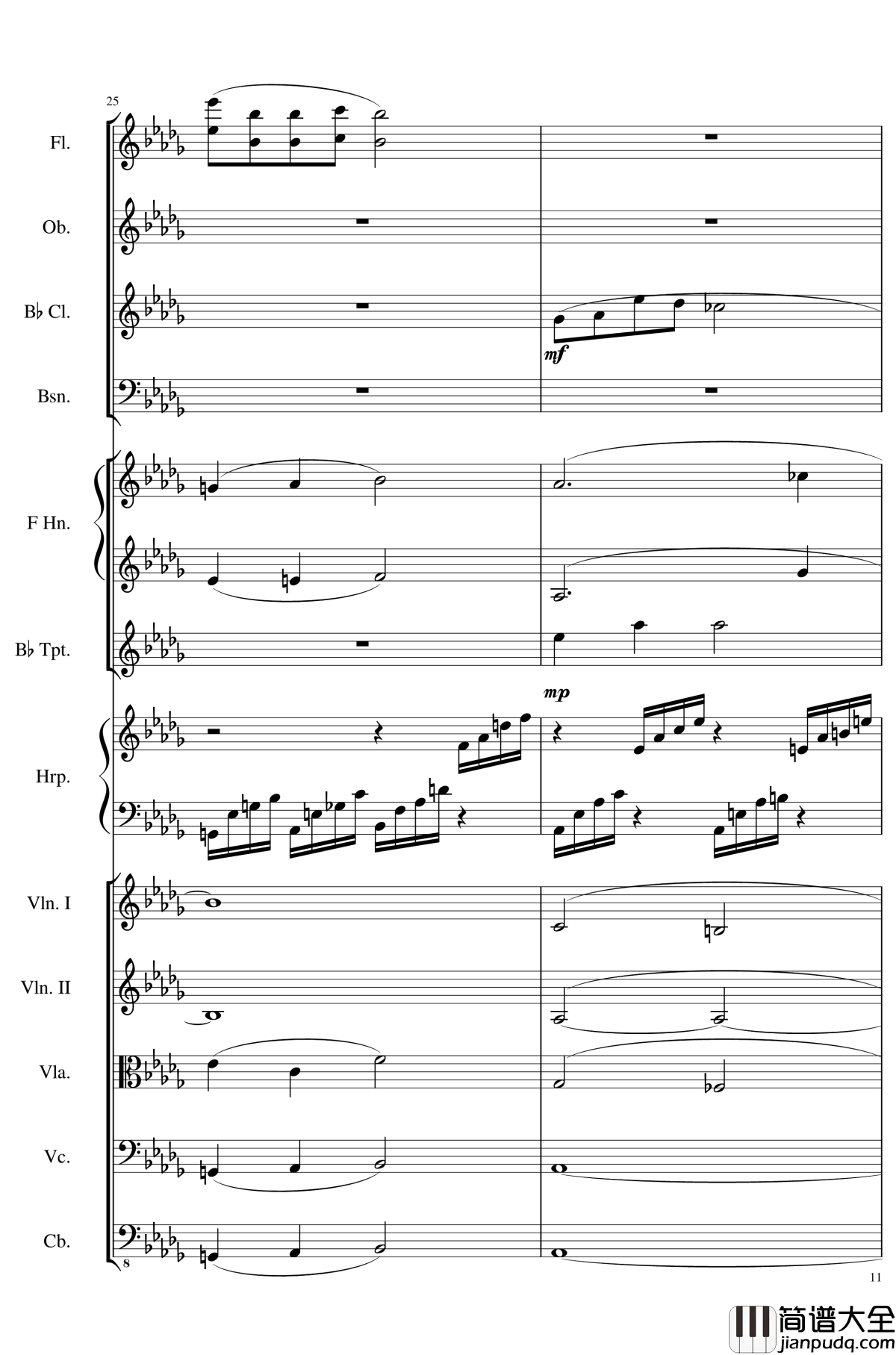 Clair_de_lune,_Op.109钢琴谱_一个球