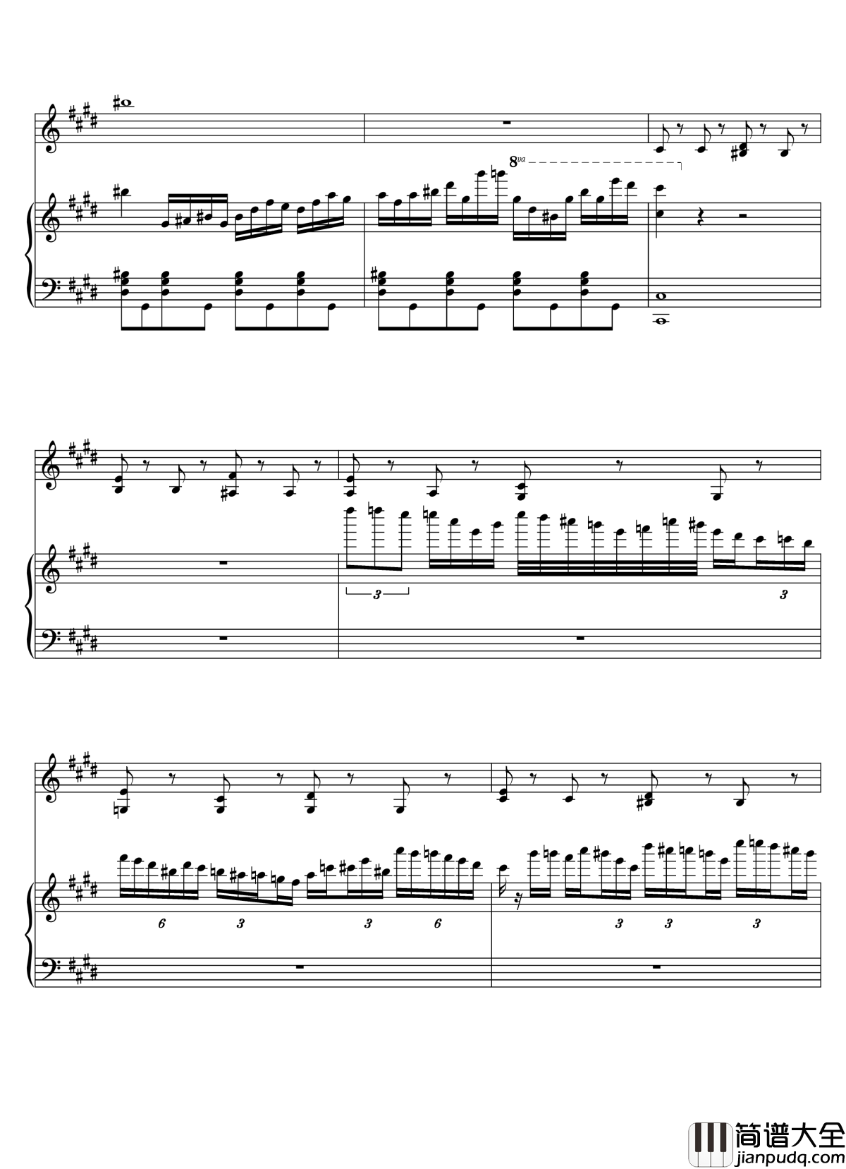 Parodia_Sonatina钢琴谱_Deemo