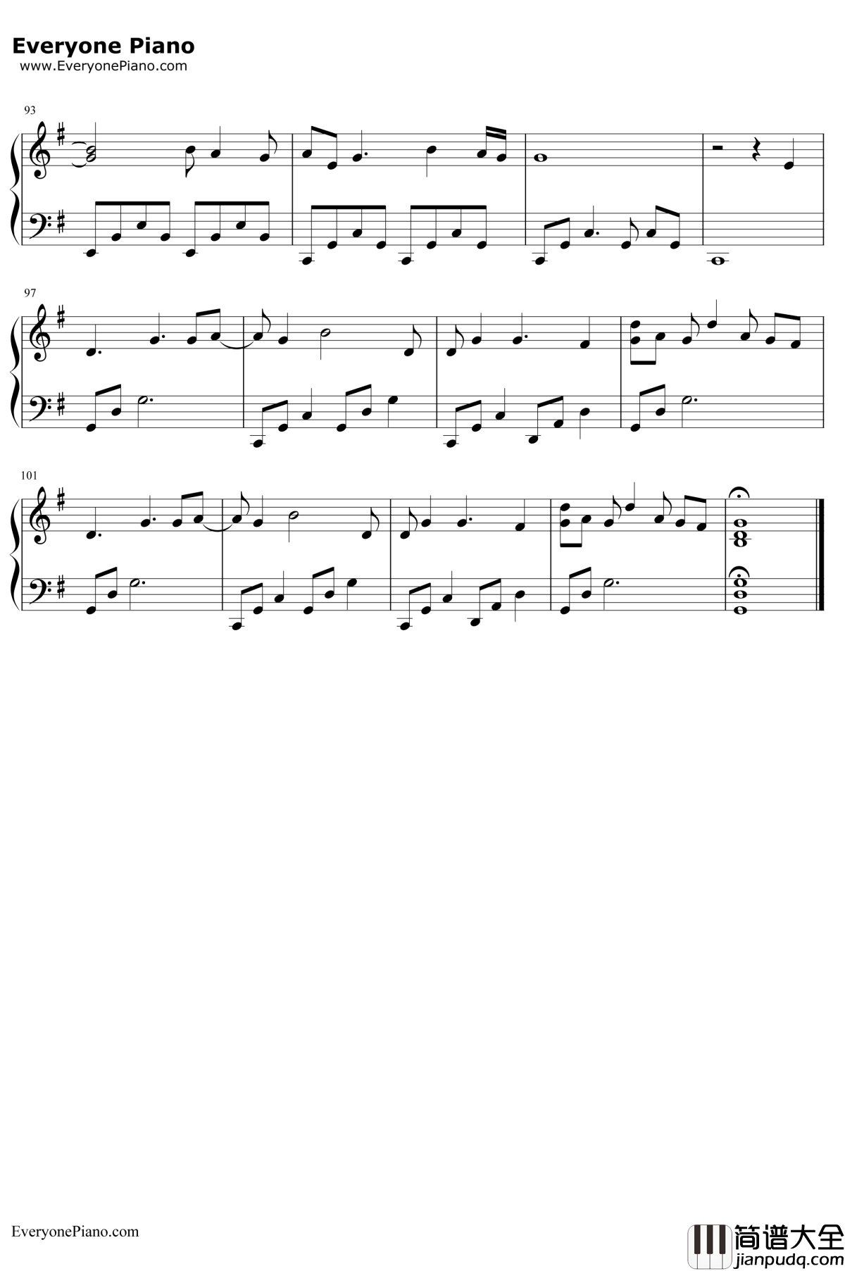 Bless_the_Broken_Road钢琴谱_RascalFlatts