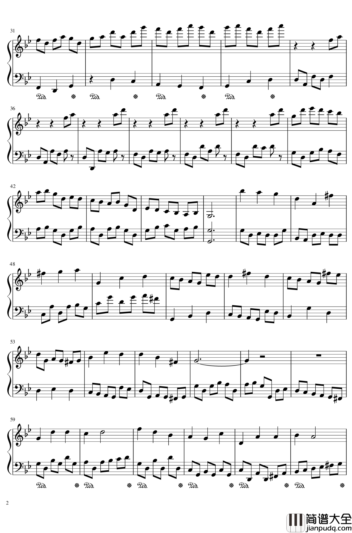 Dramatist钢琴谱_灰灰的小白