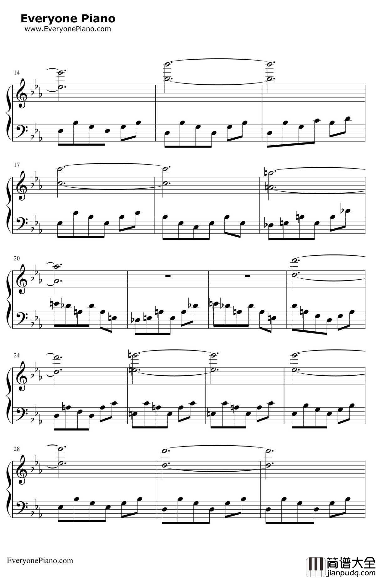 TheHandsDealt钢琴谱_MichaelGiacchino_电影_奇异博士_插曲