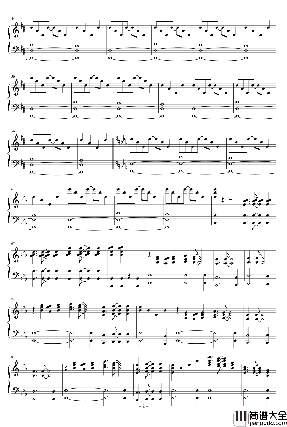 African_Alleluia钢琴谱_African_Alleluia